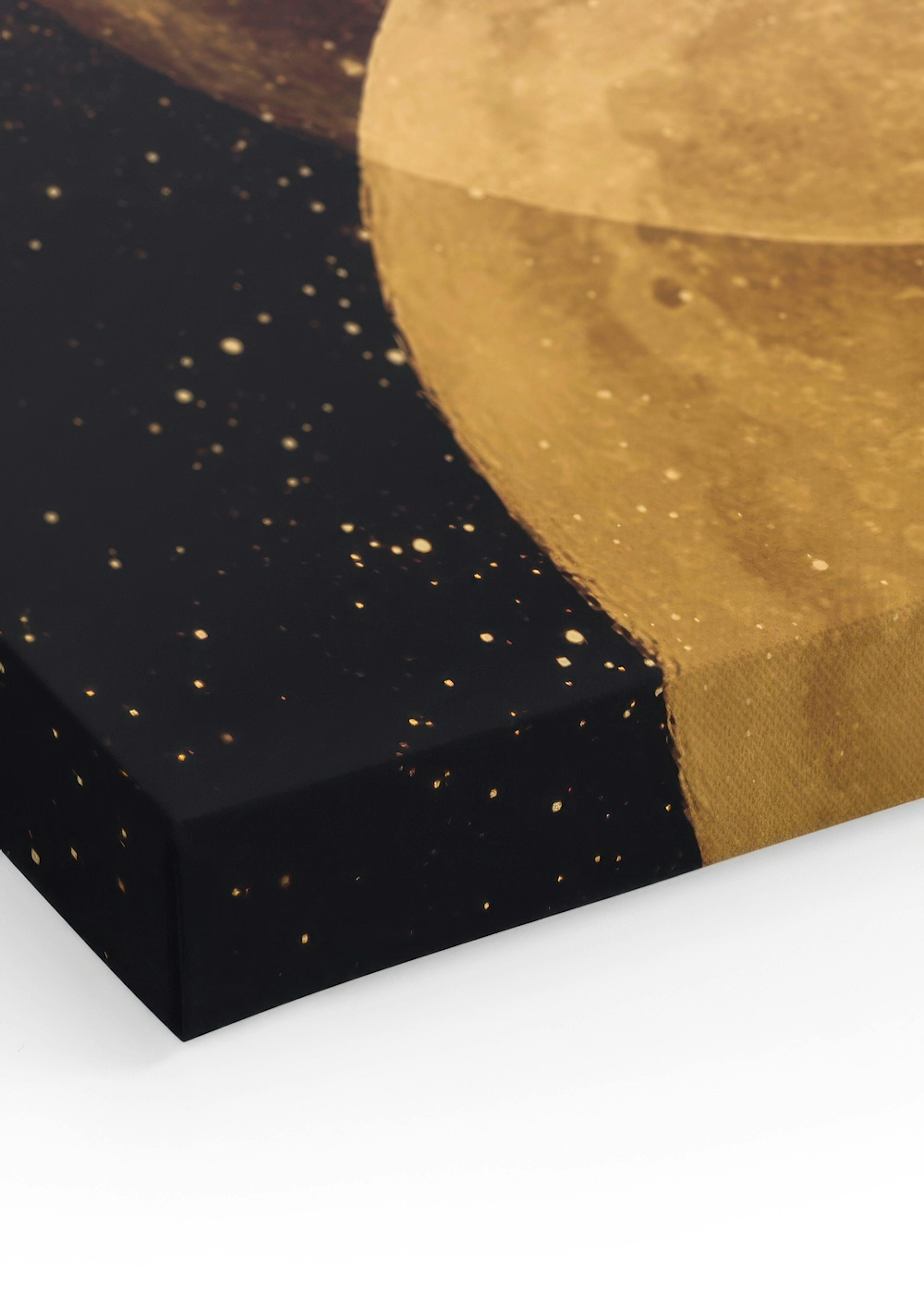 Gold Moon Phases Tableau sur toile