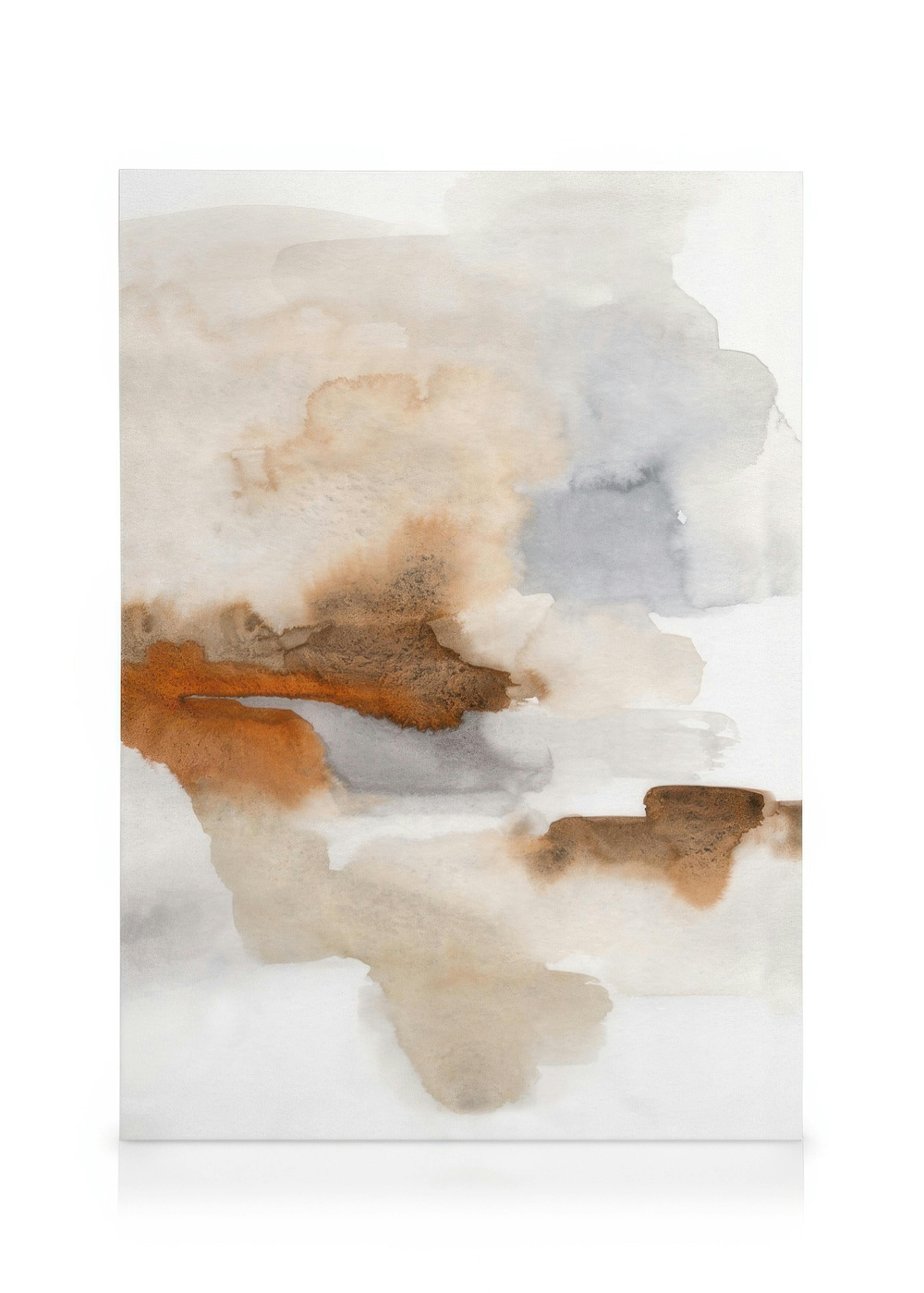 Burnt Tones Watercolor No2 Lienzo 0