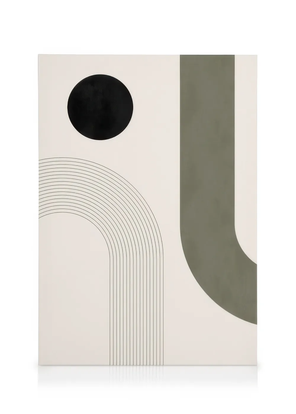Tranh Graphic Green Geometrics No2 Canvas print