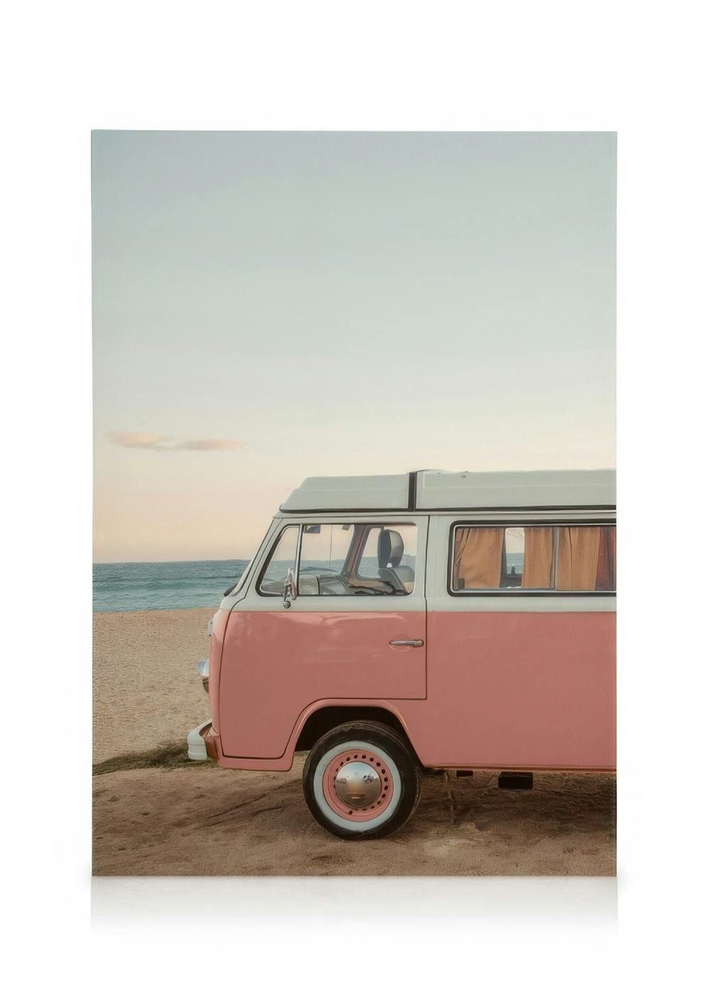 Pink Van Tableau sur toile (50x70 cm) - Photographies