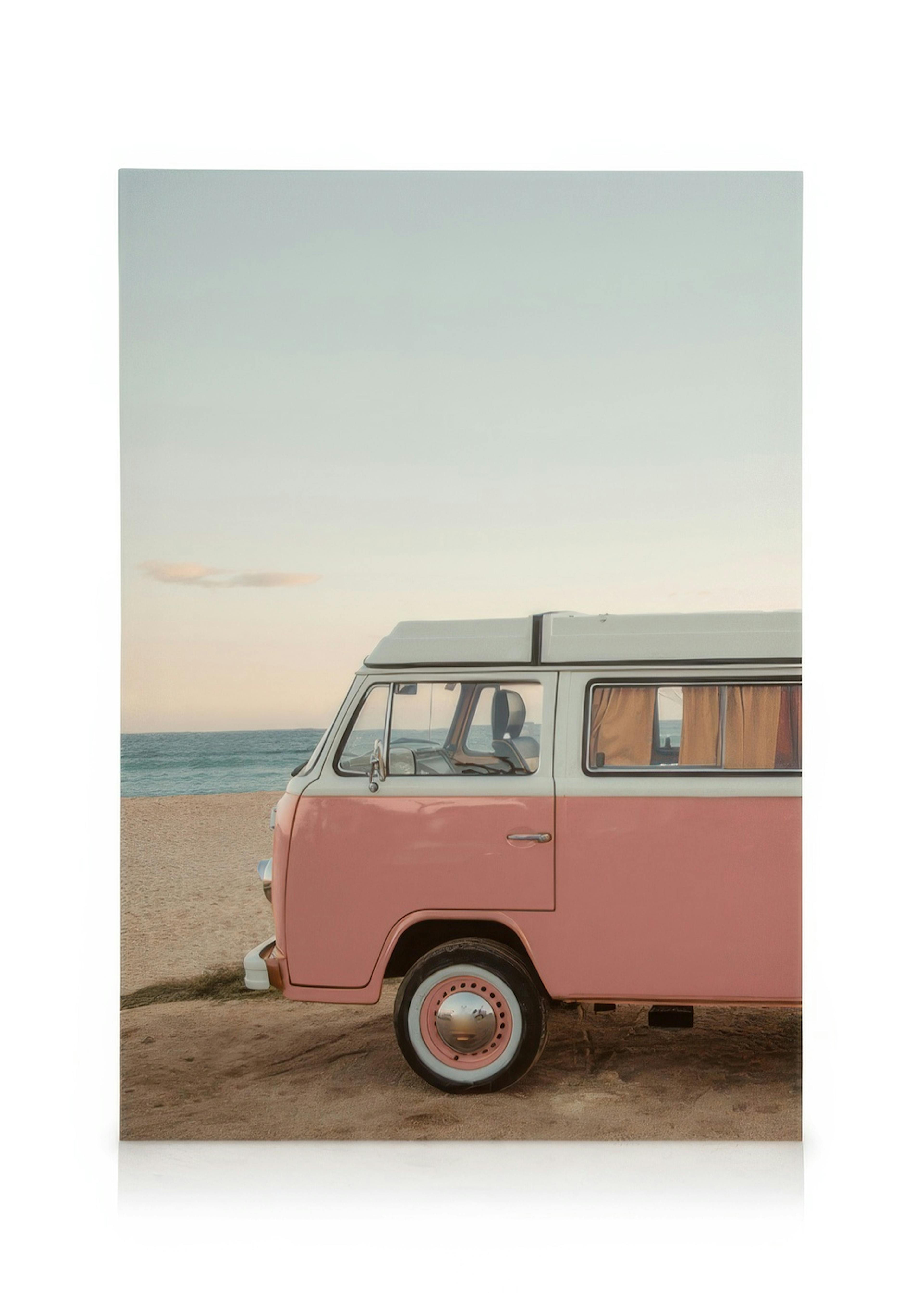 Pink Van Canvas print 0