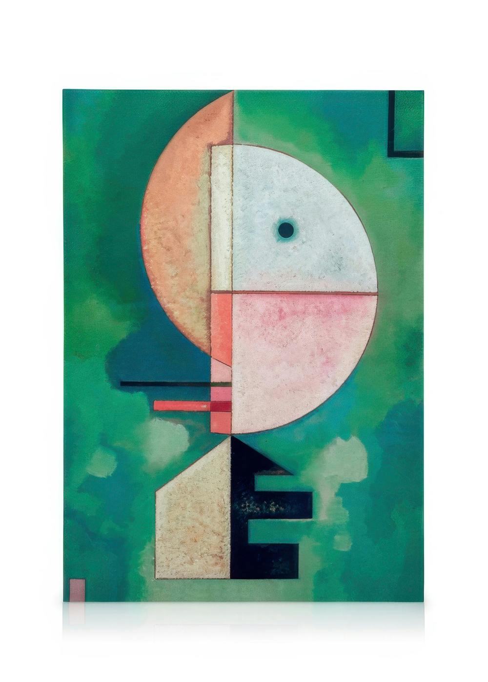 Canvas Prints Kandinsky - Upward Canvas print (30x40 cm - Black Frame)