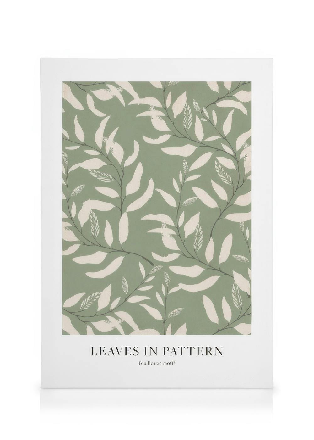 Obrazy na płótnie Leaves in Pattern Obraz na płótnie (30x40 cm)