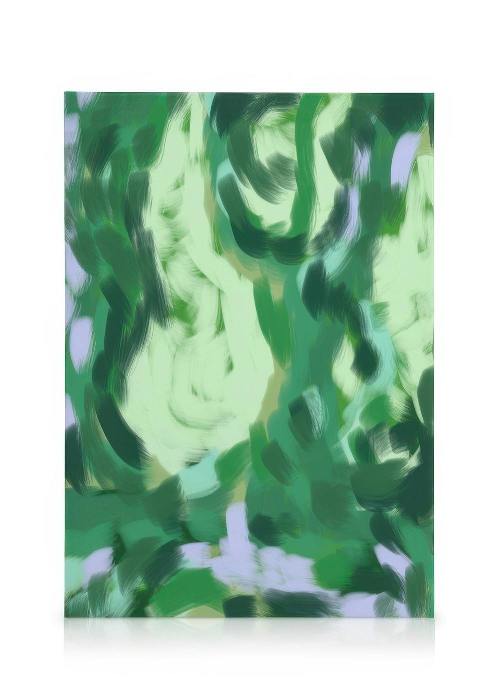 Canvas Prints Emerald Abstract No1 Canvas print (30x40 cm - Black Frame)