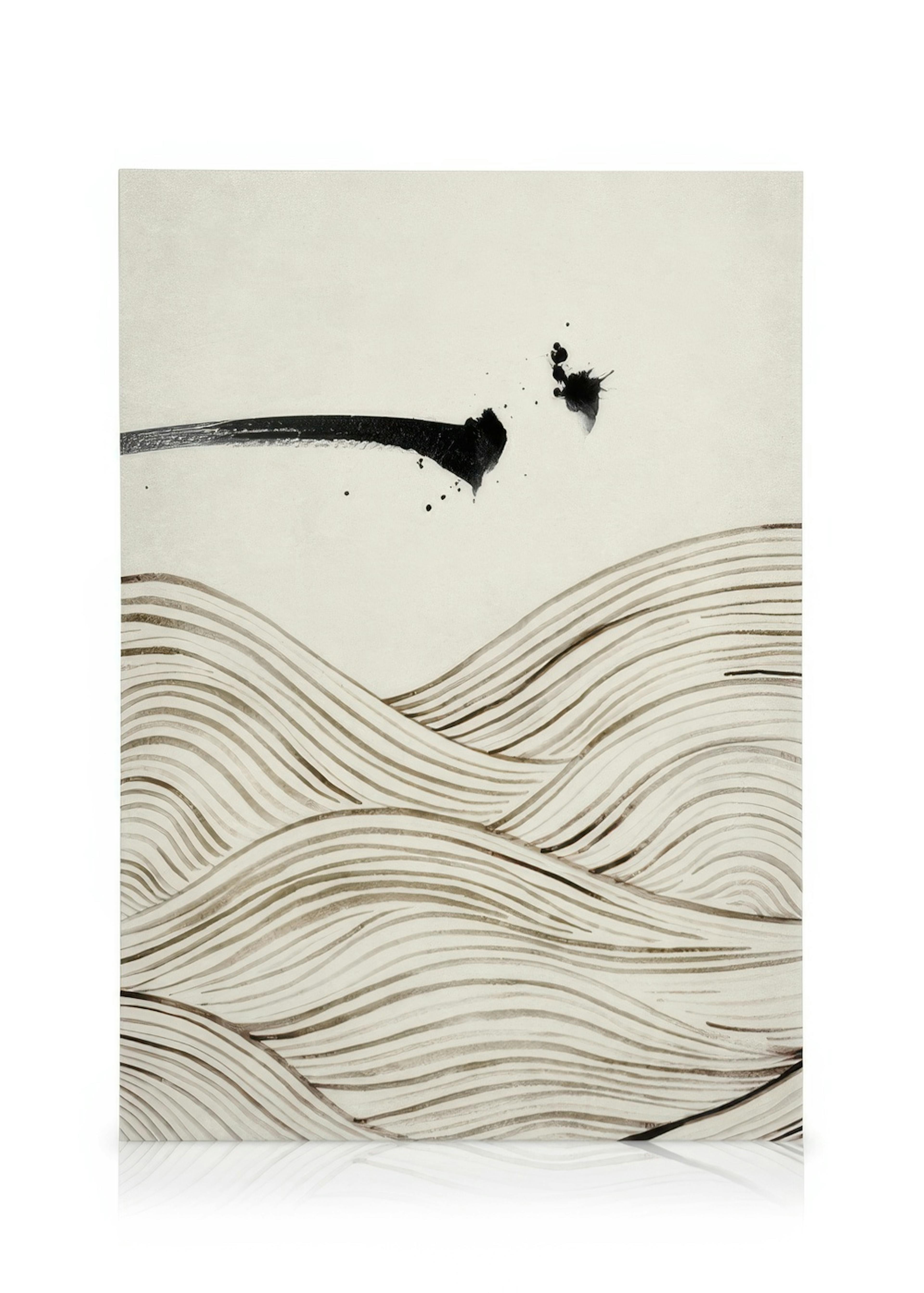 Ink Waves No1 Lienzo 0