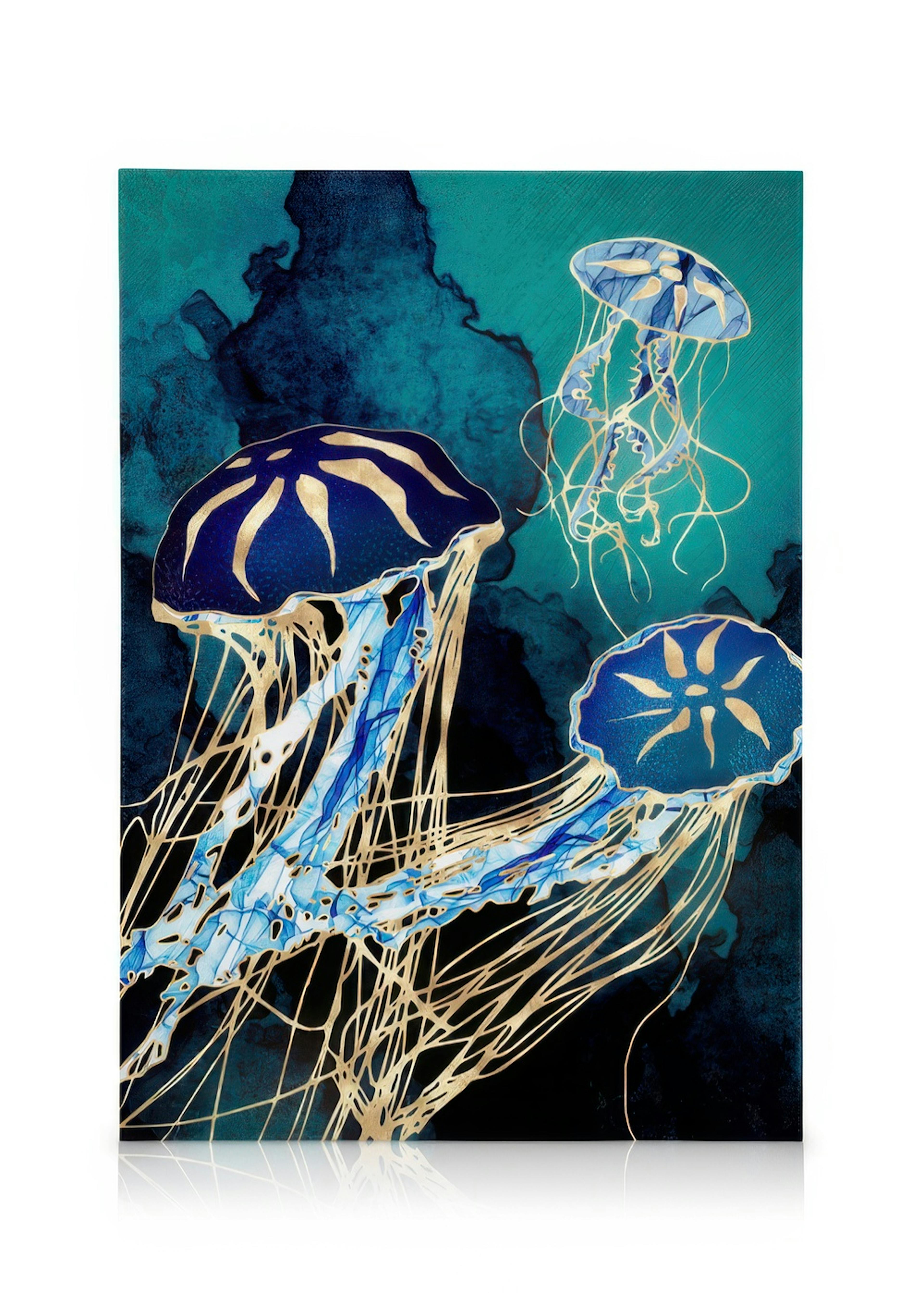 SpaceFrog Designs - Metallic Jellyfish III Obraz na płótnie 0