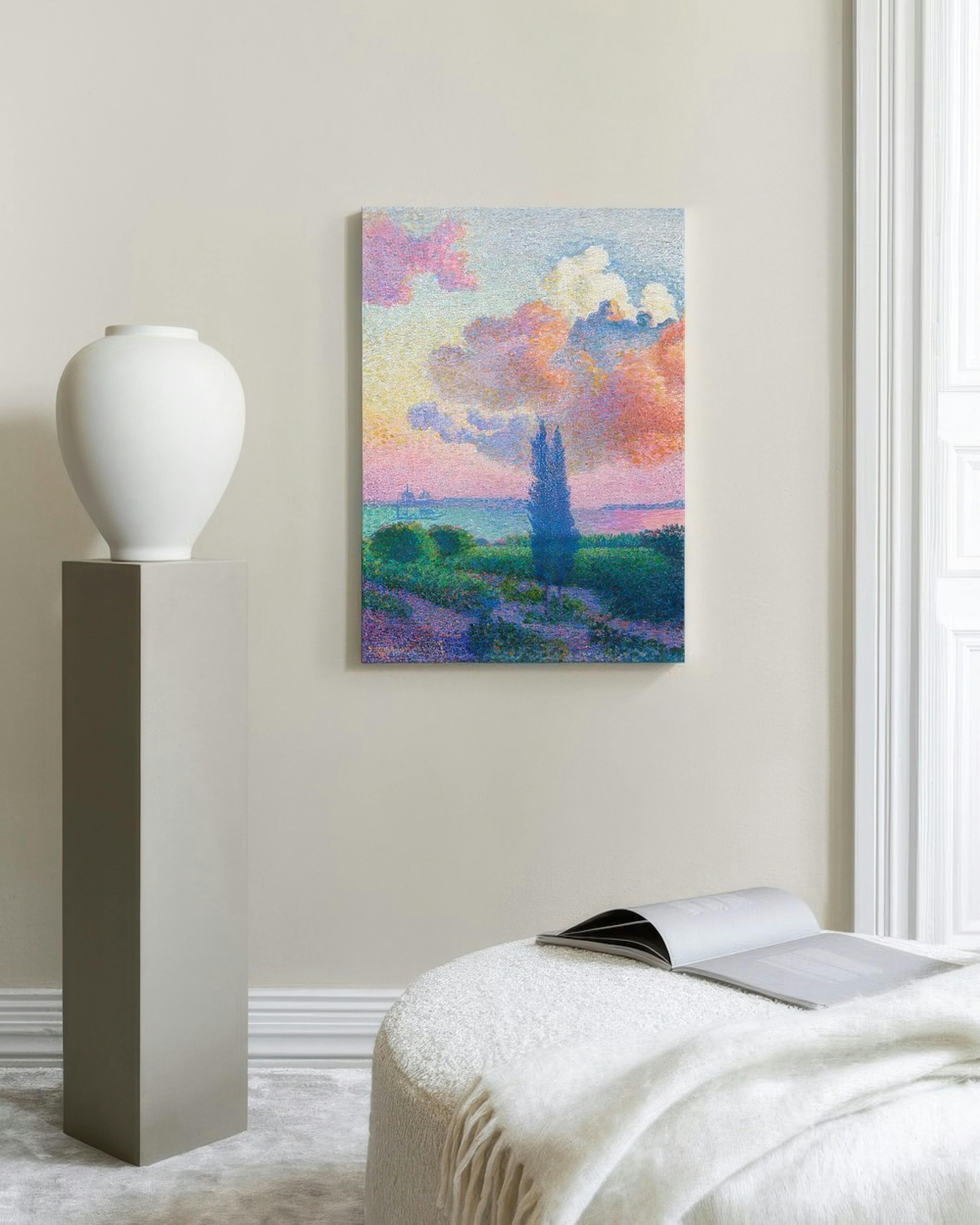 Henri-Edmond Cross - The Pink Cloud Leinwandbild
