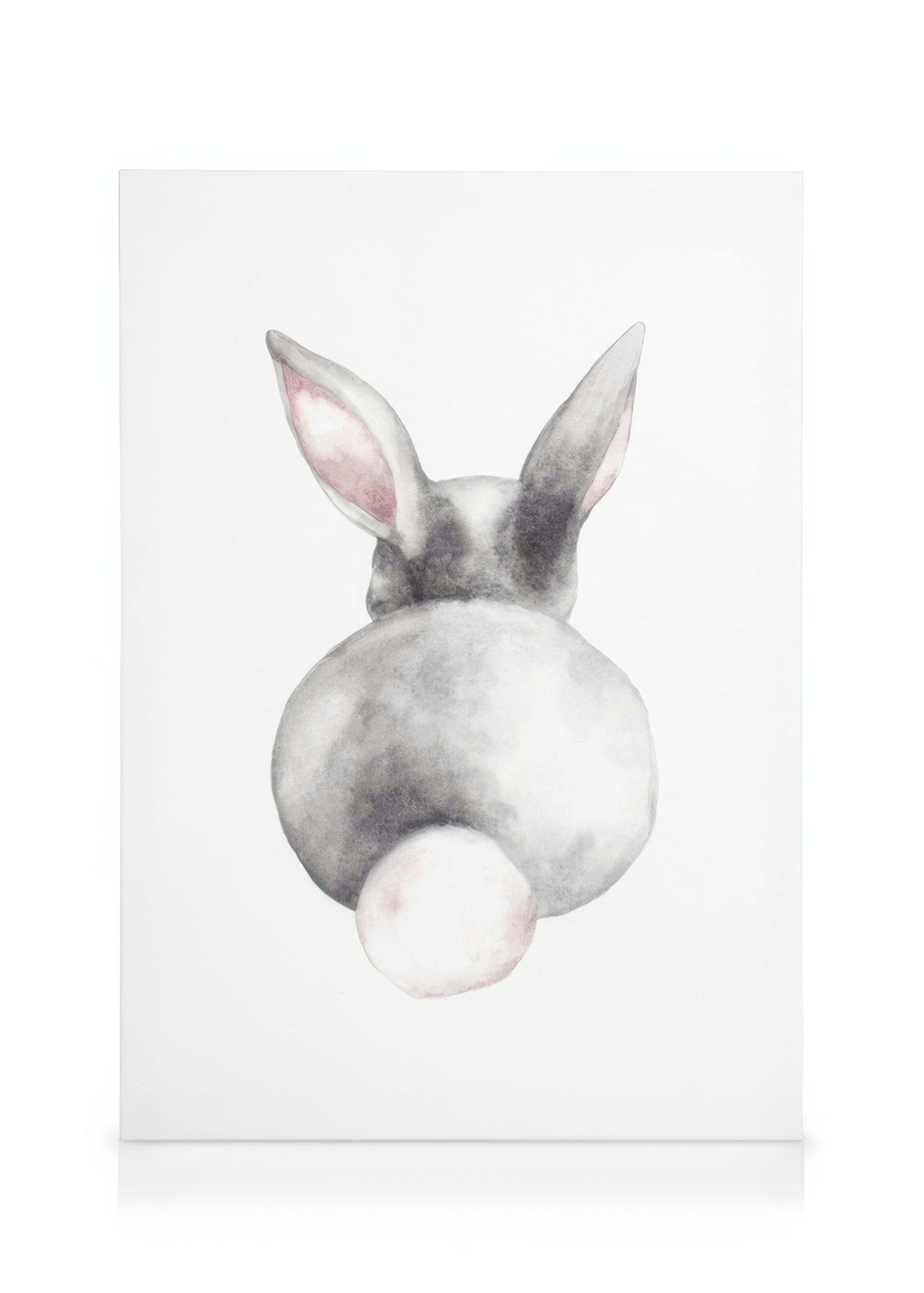 Little Watercolor Bunny Toile 0
