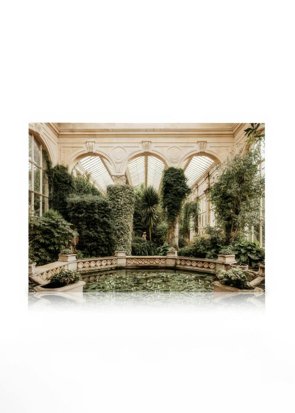 Gracious Pond Stampa su Tela (30x40 cm - Cornice in nero)- Foto d'arte