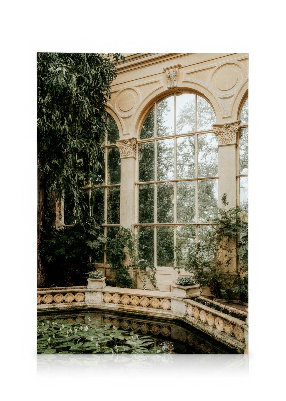 Enriched Conservatory Canvas (30x40 cm - Fotokaders Zwart)