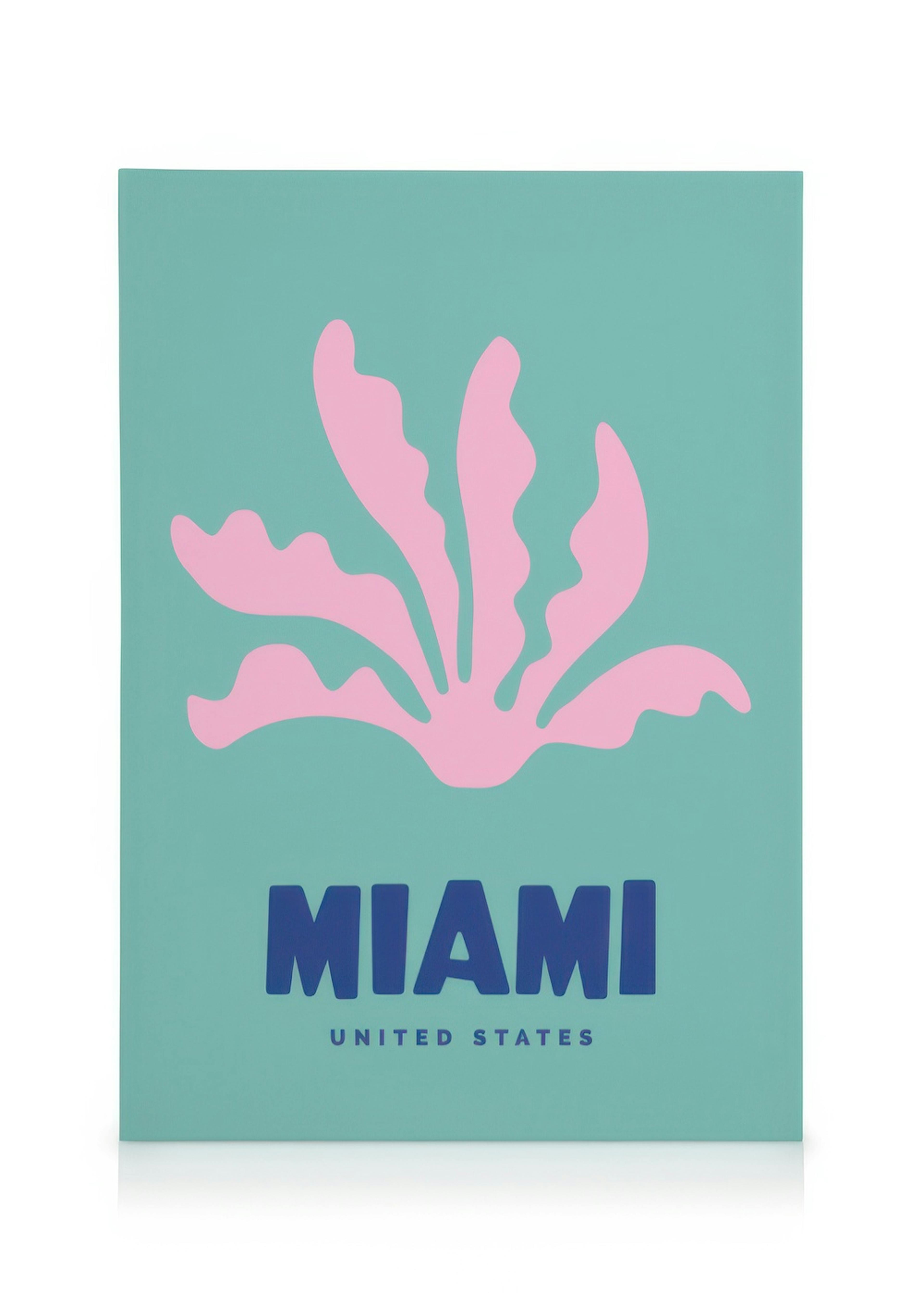 Graphic Miami Leinwandbild 0