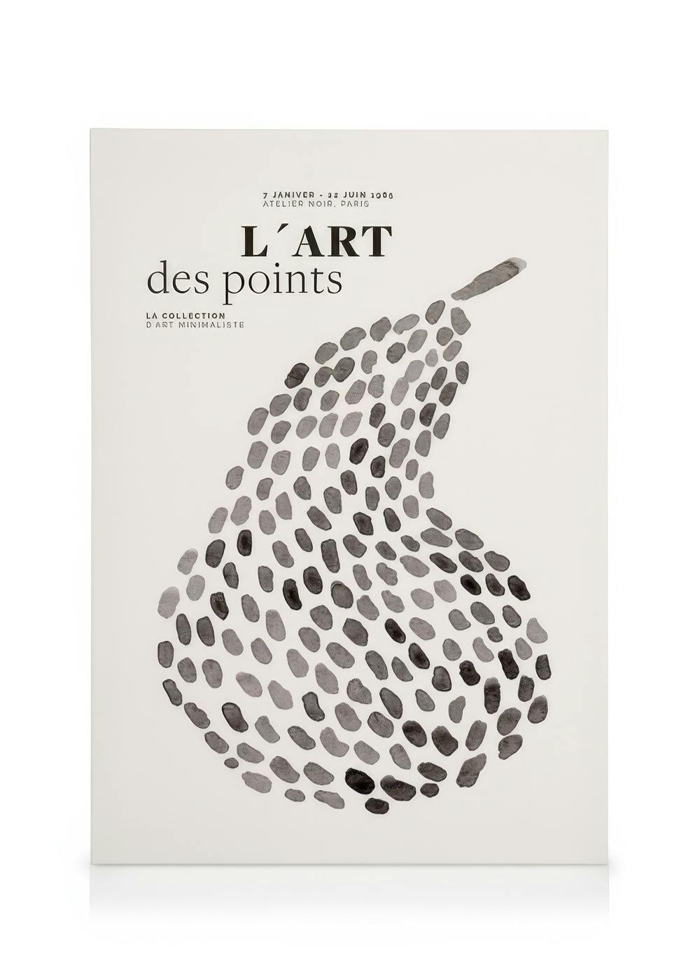 L’art des Points No2 Obraz na plátne (50x70 cm - Dubový rám)