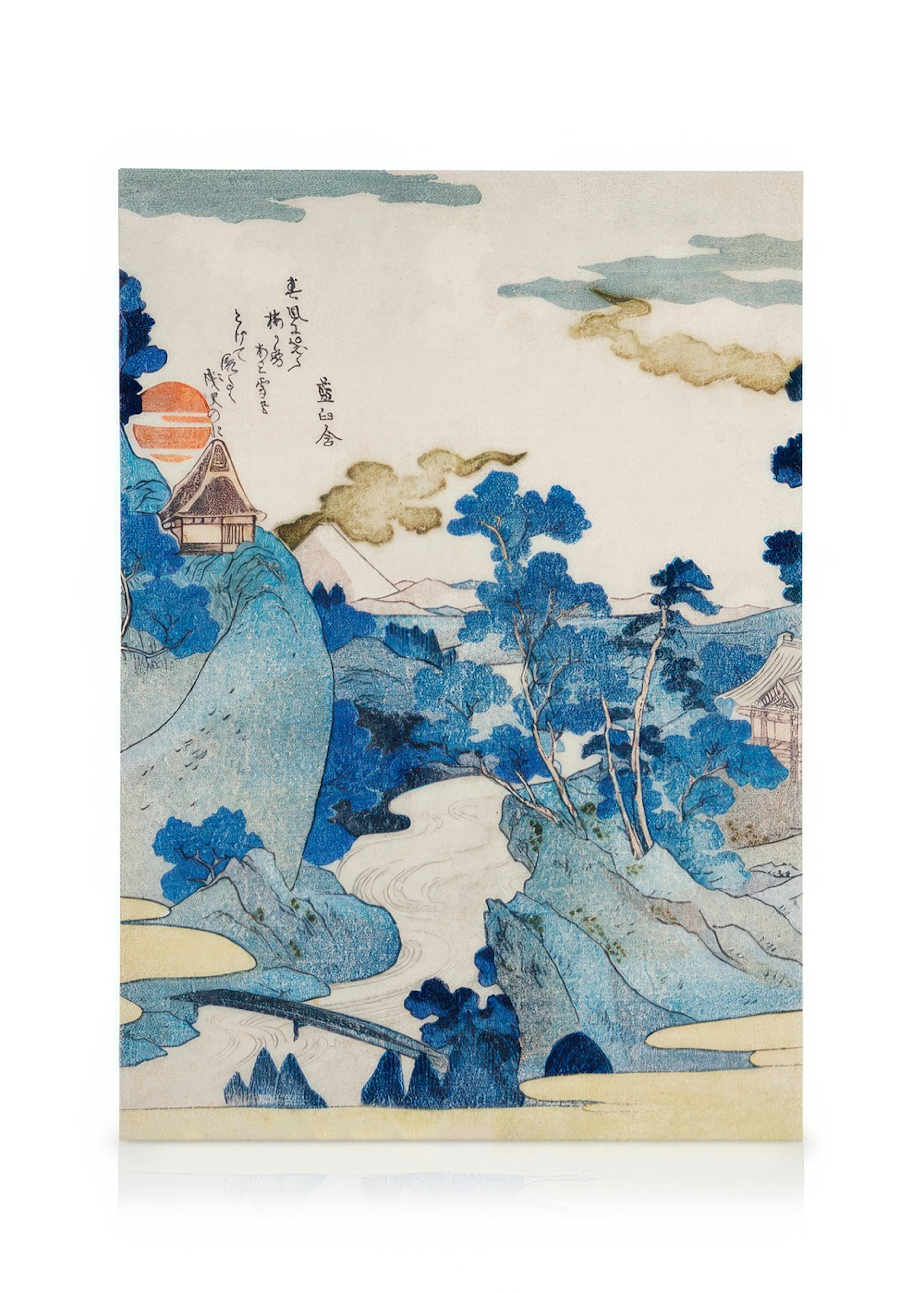 Utagawa Kuniyoshi - Fuji no Yukei Lærred 0