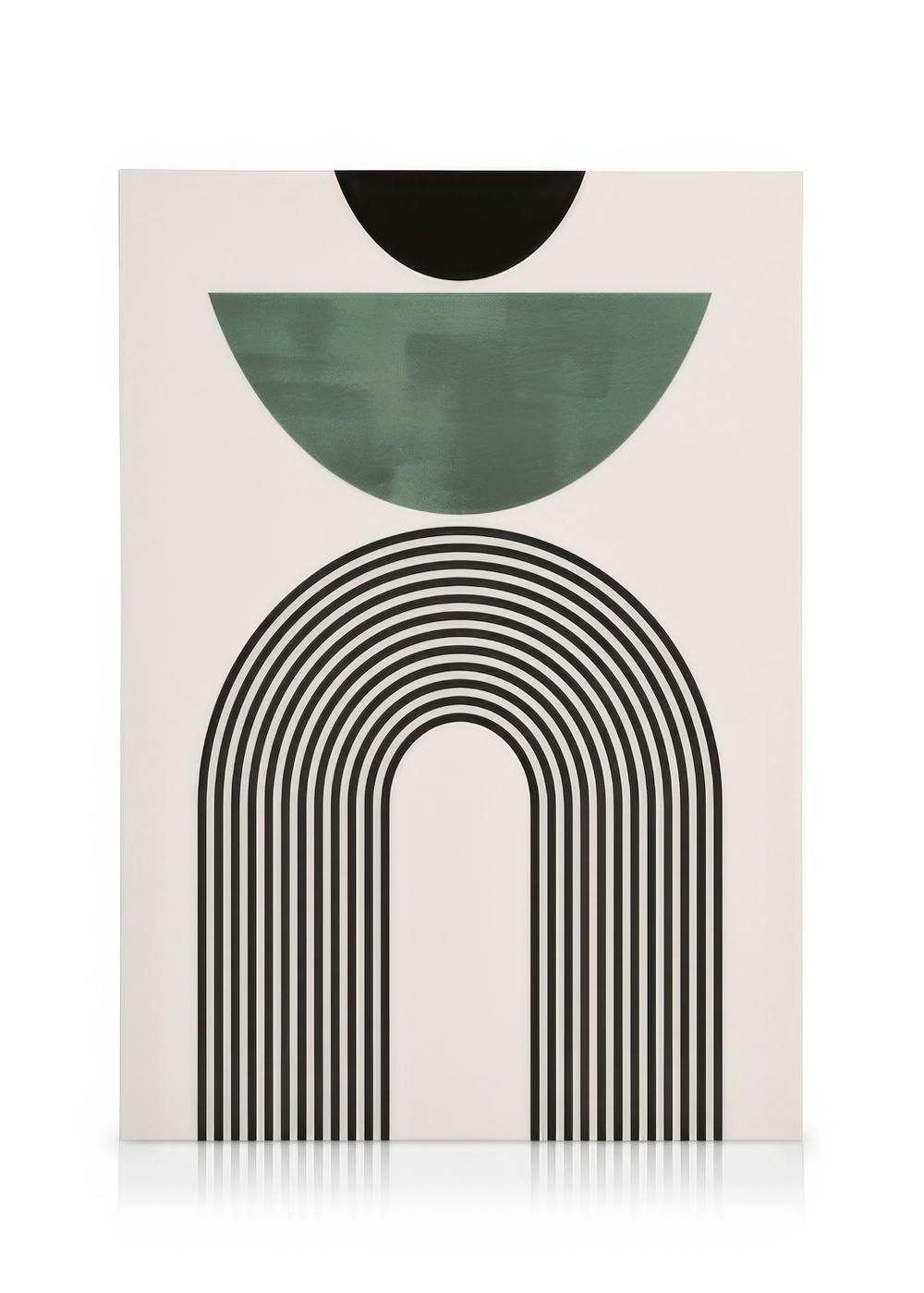 Canvas Prints Mid Century Green No2 Canvas print (70x100 cm)