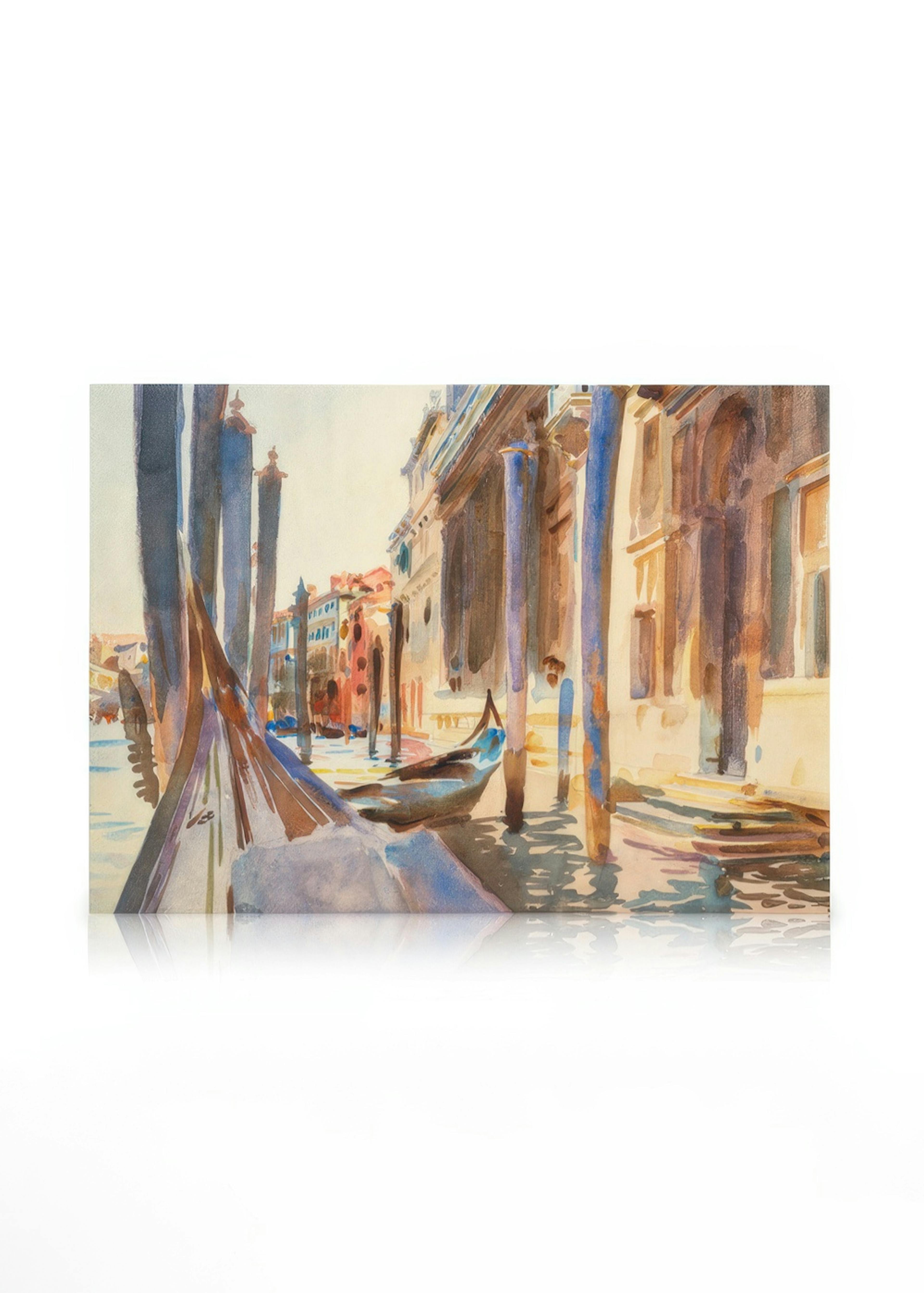 John Singer Sargent - Gondola Moorings on the Grand Lerret 0