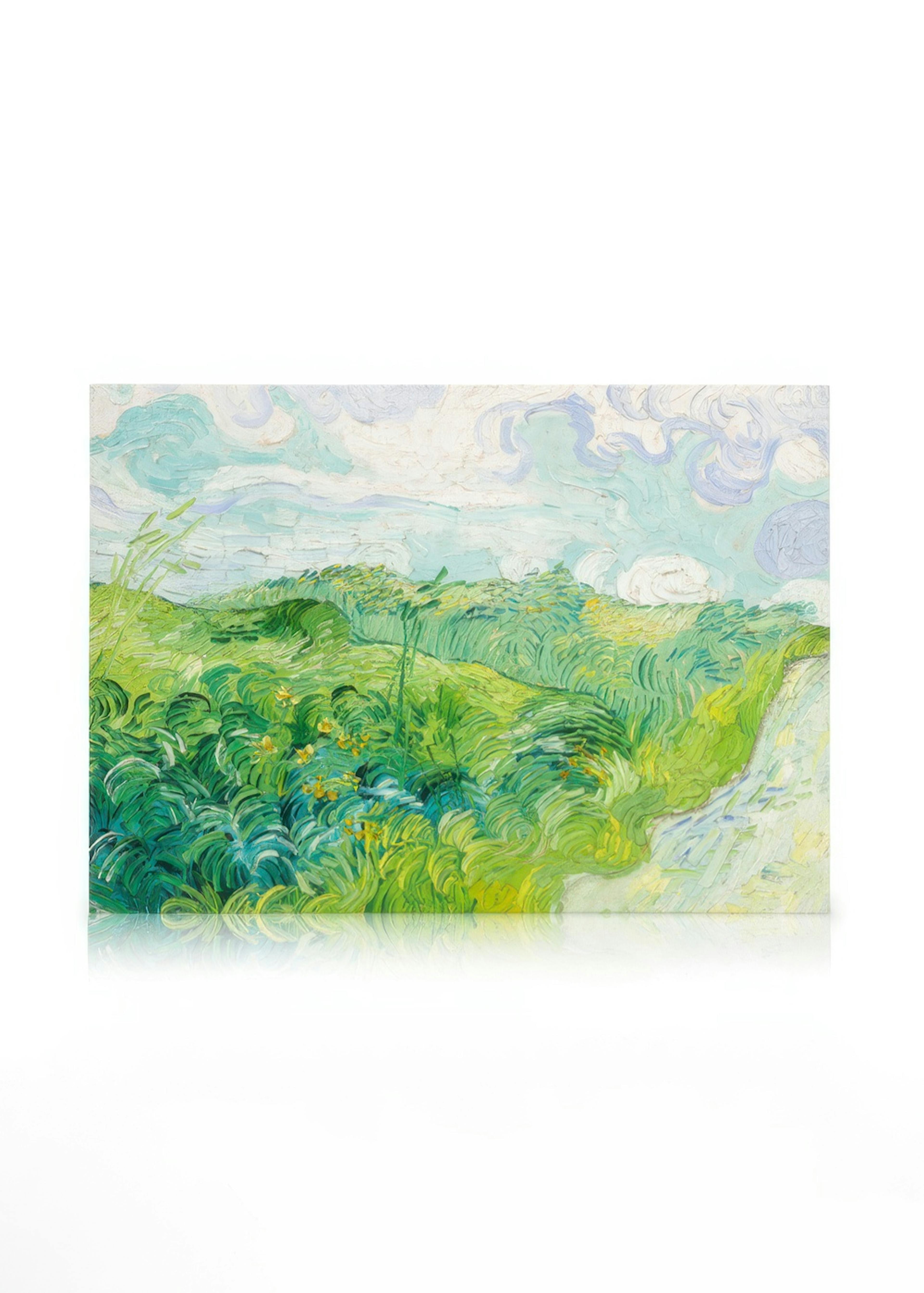 Van Gogh - Green Wheat Fields, Auvers Toile 0