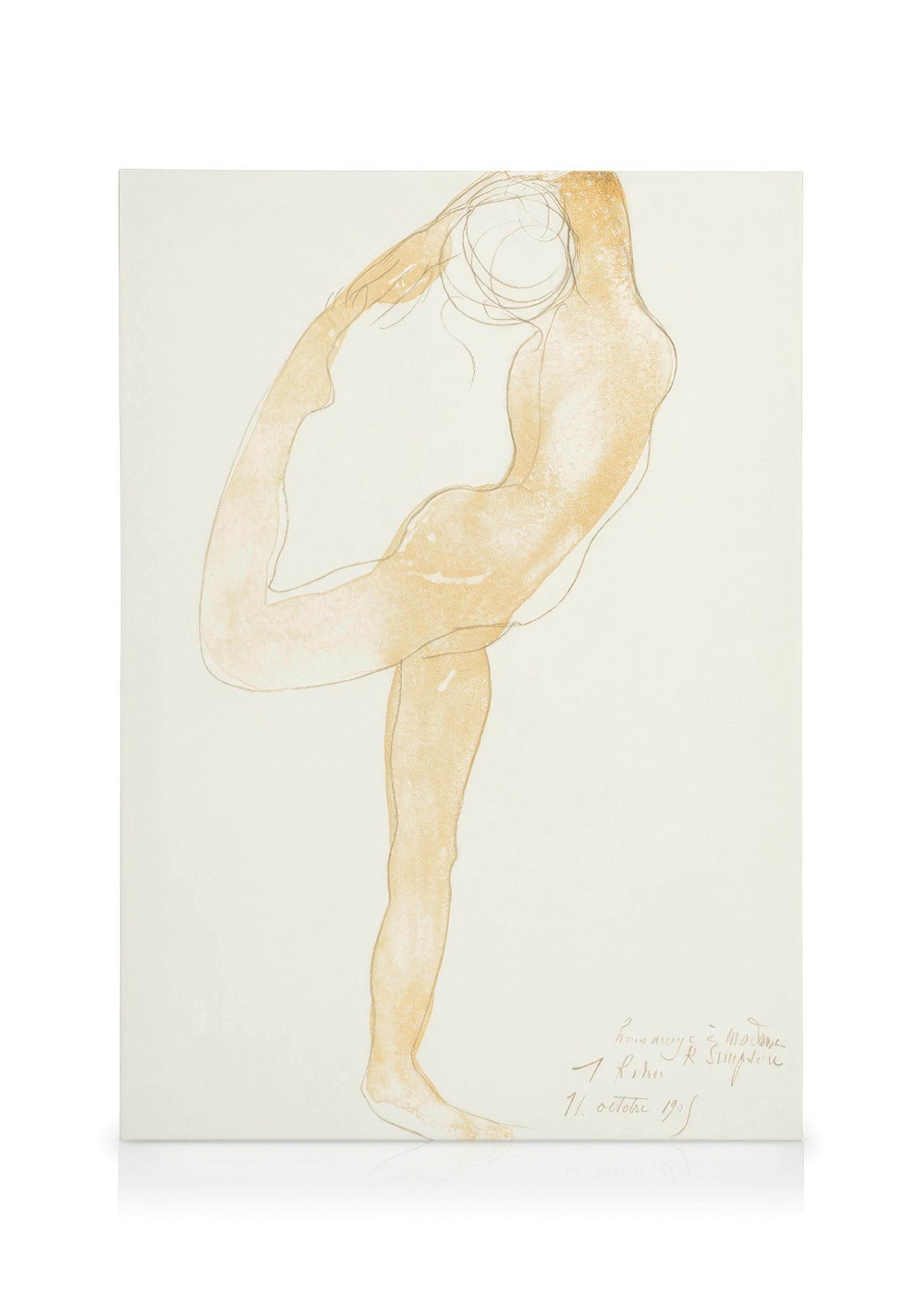 Auguste Rodin - Dancing Figure Lærred 0