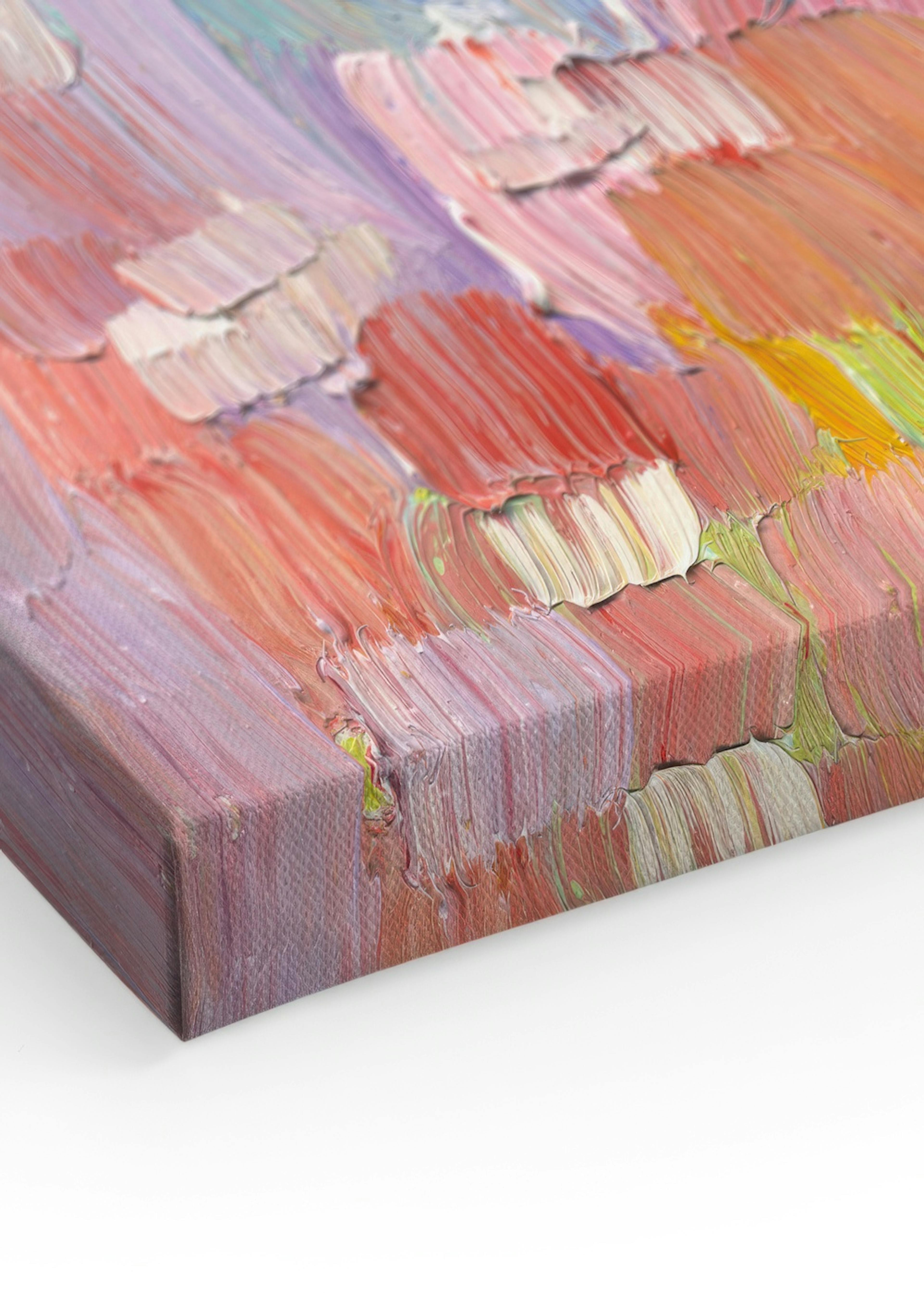Colorful Strokes Tela