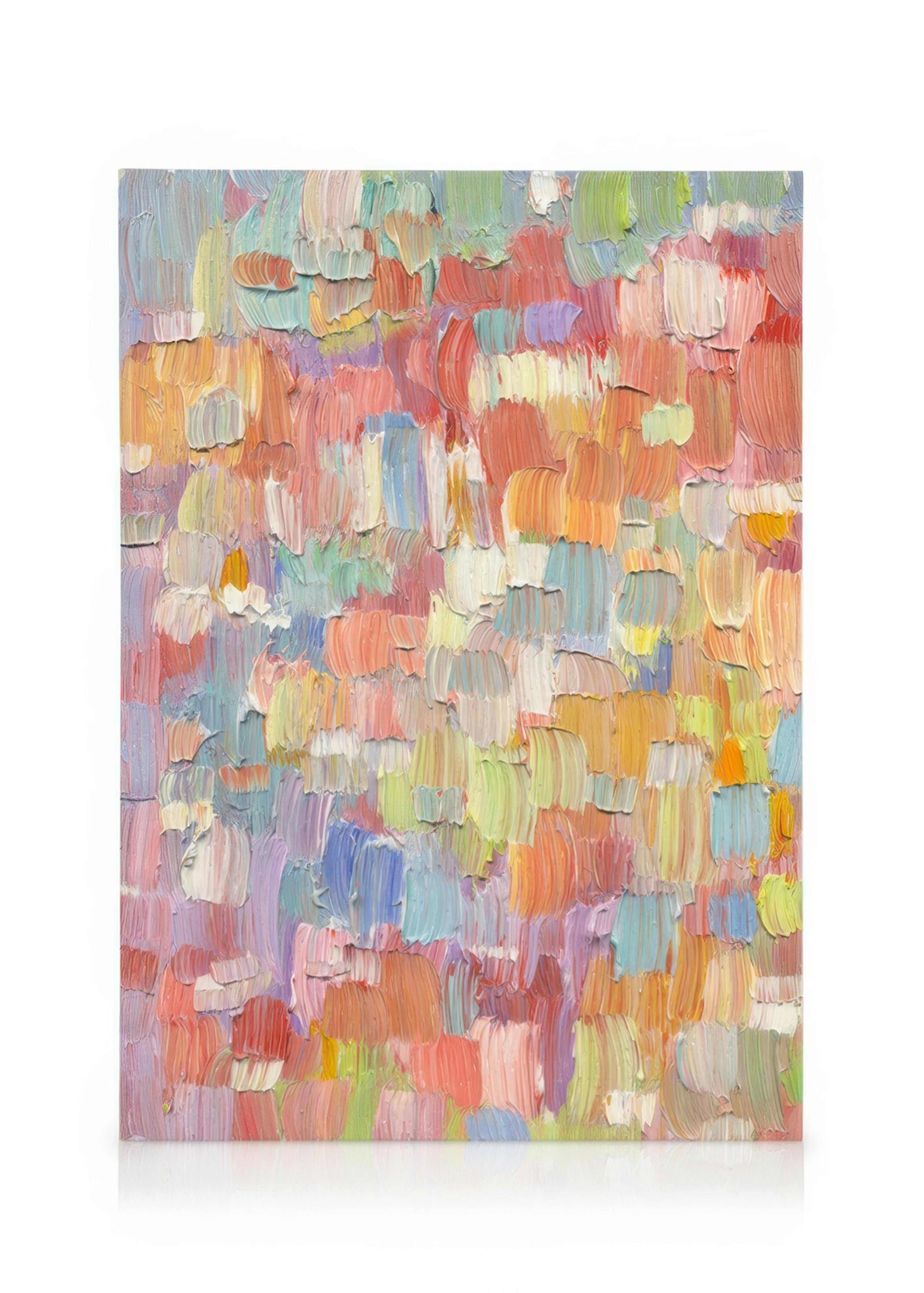Colorful Strokes Stampa su Tela 0
