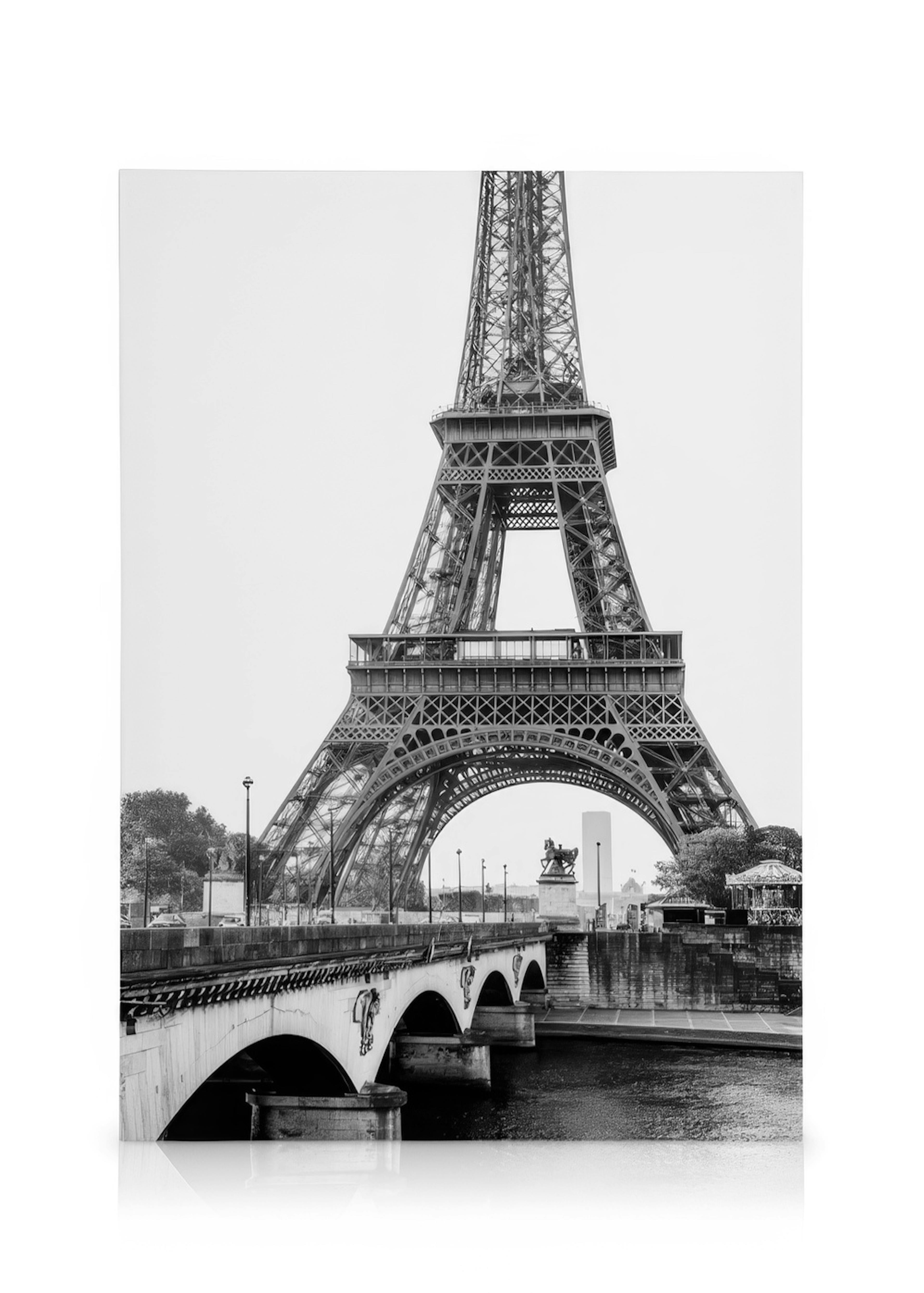Eiffel Tower Jena Bridge Lerret 0