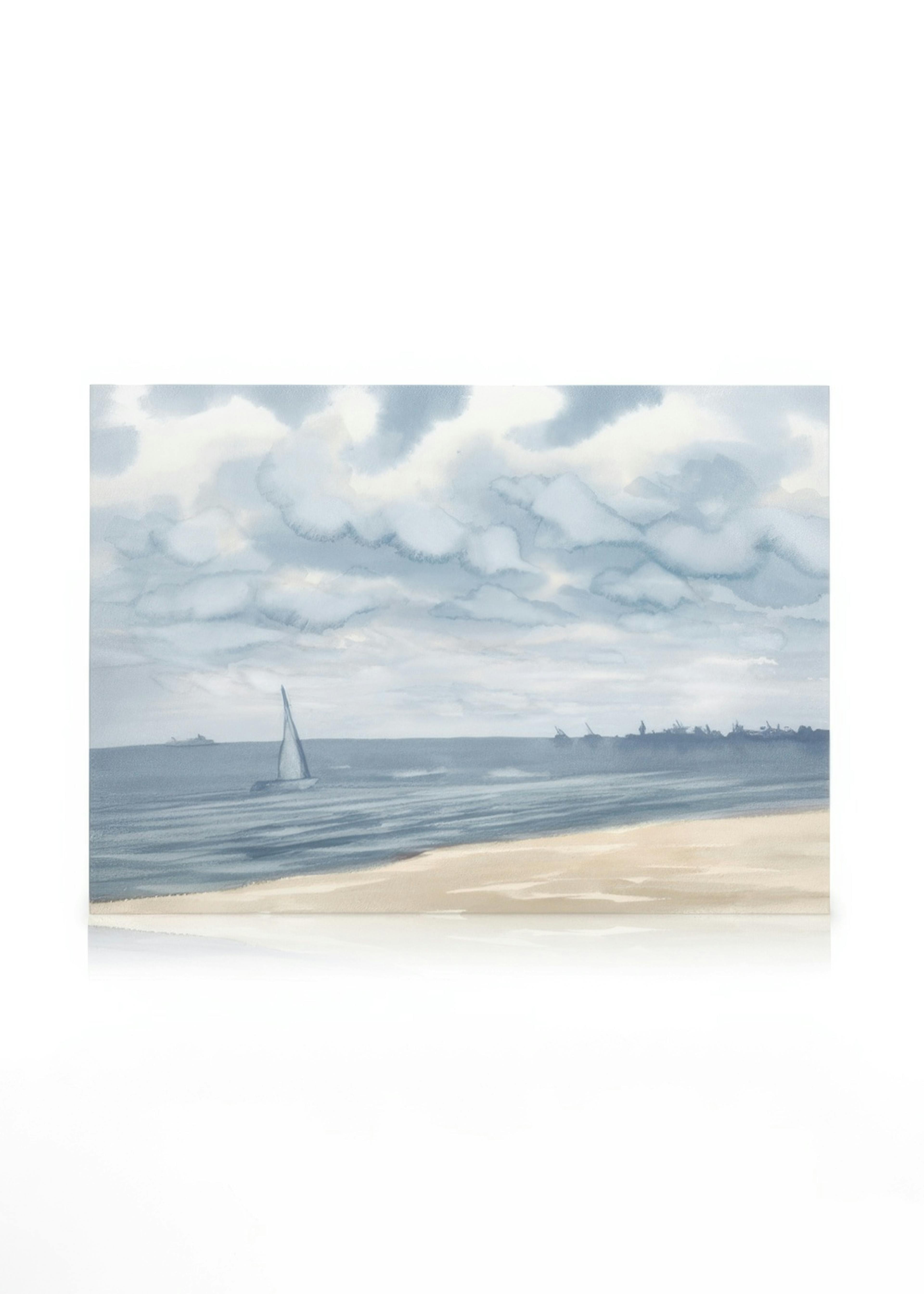 Watercolor Seascape Καμβά 0