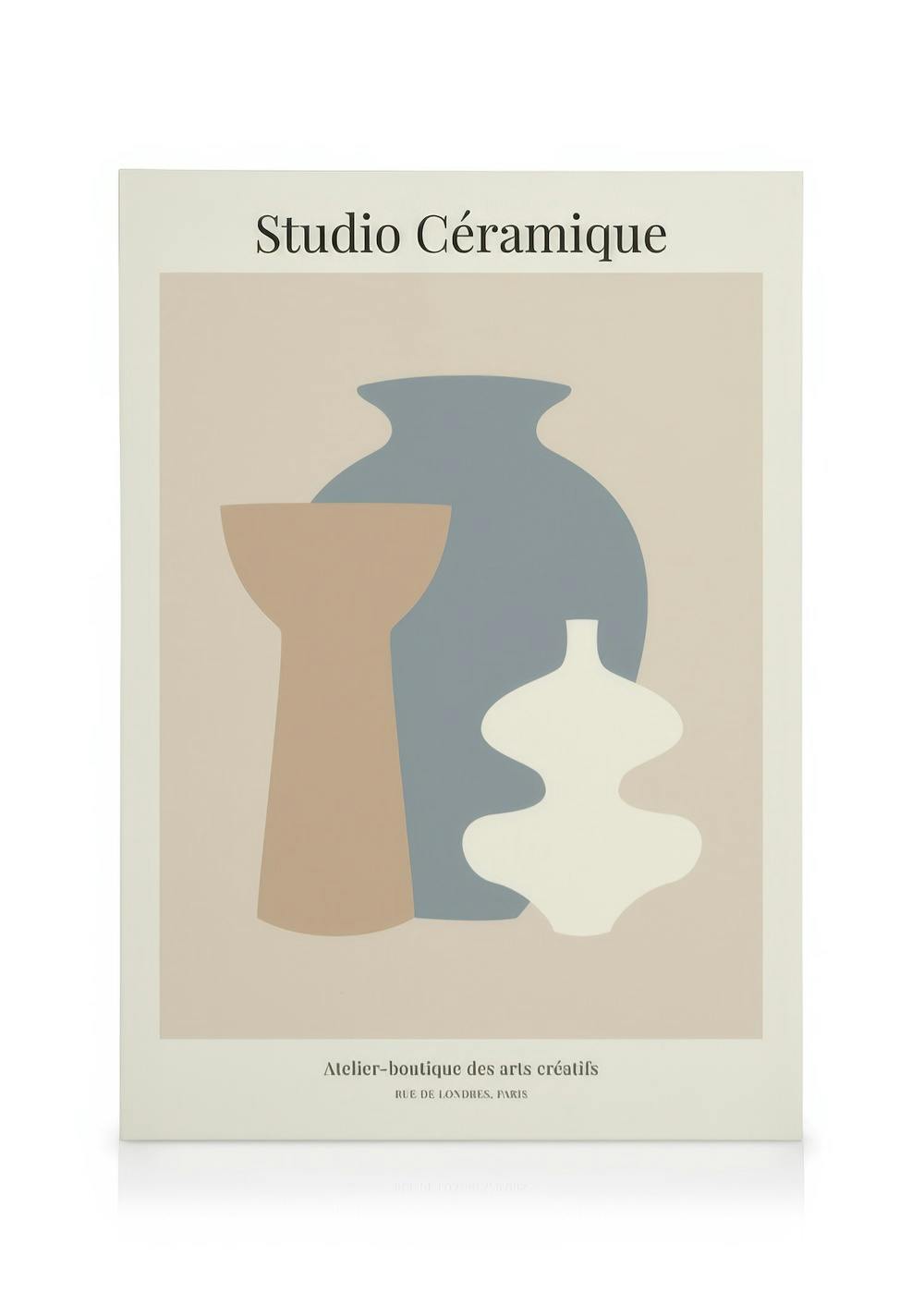 Studio Ceramique No2 Obraz na plátne (30x40 cm - Čierny rám)