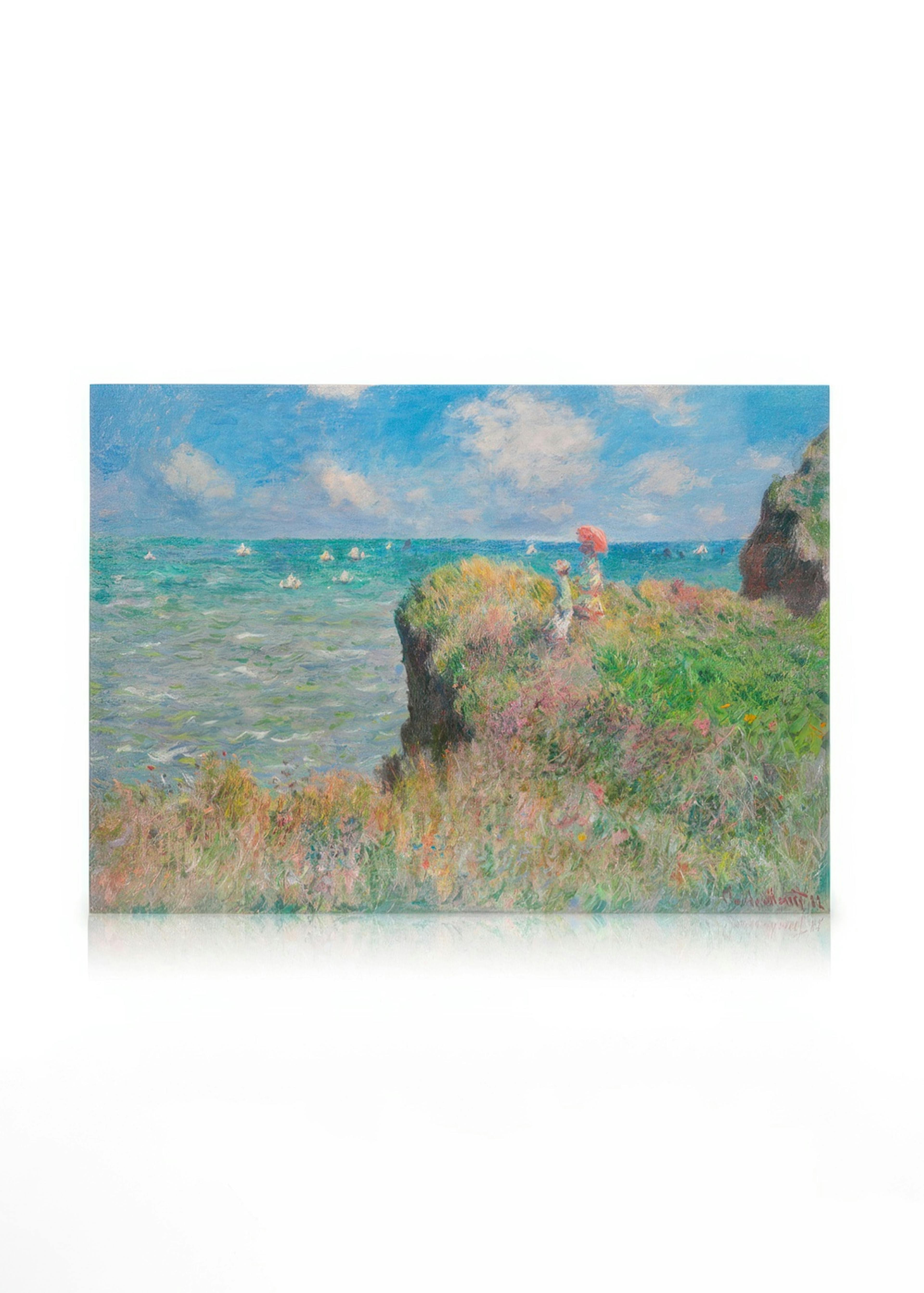 Monet - Cliff Walk at Pourville Toile 0
