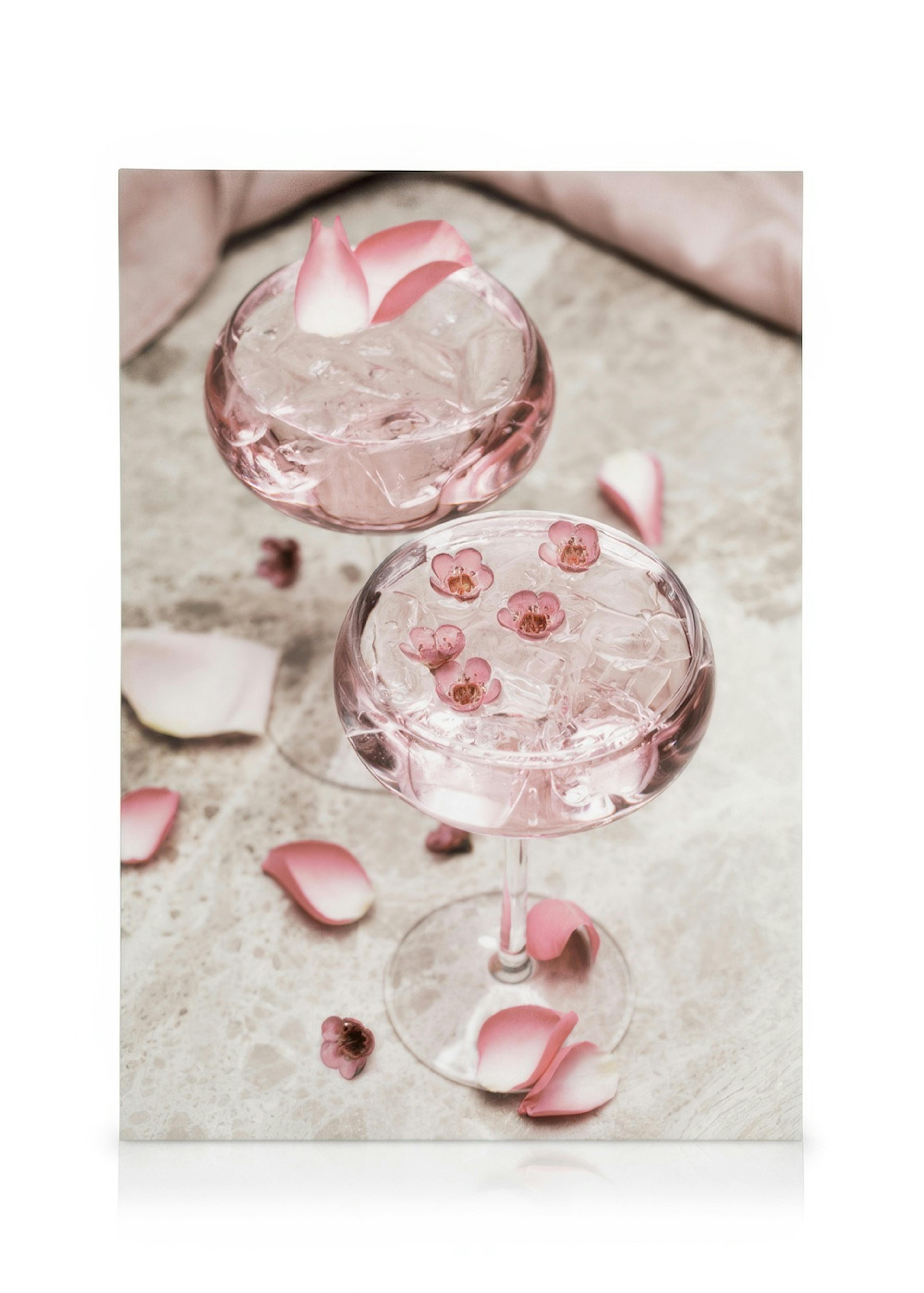 Rose Cocktail No1 Obraz na płótnie 0