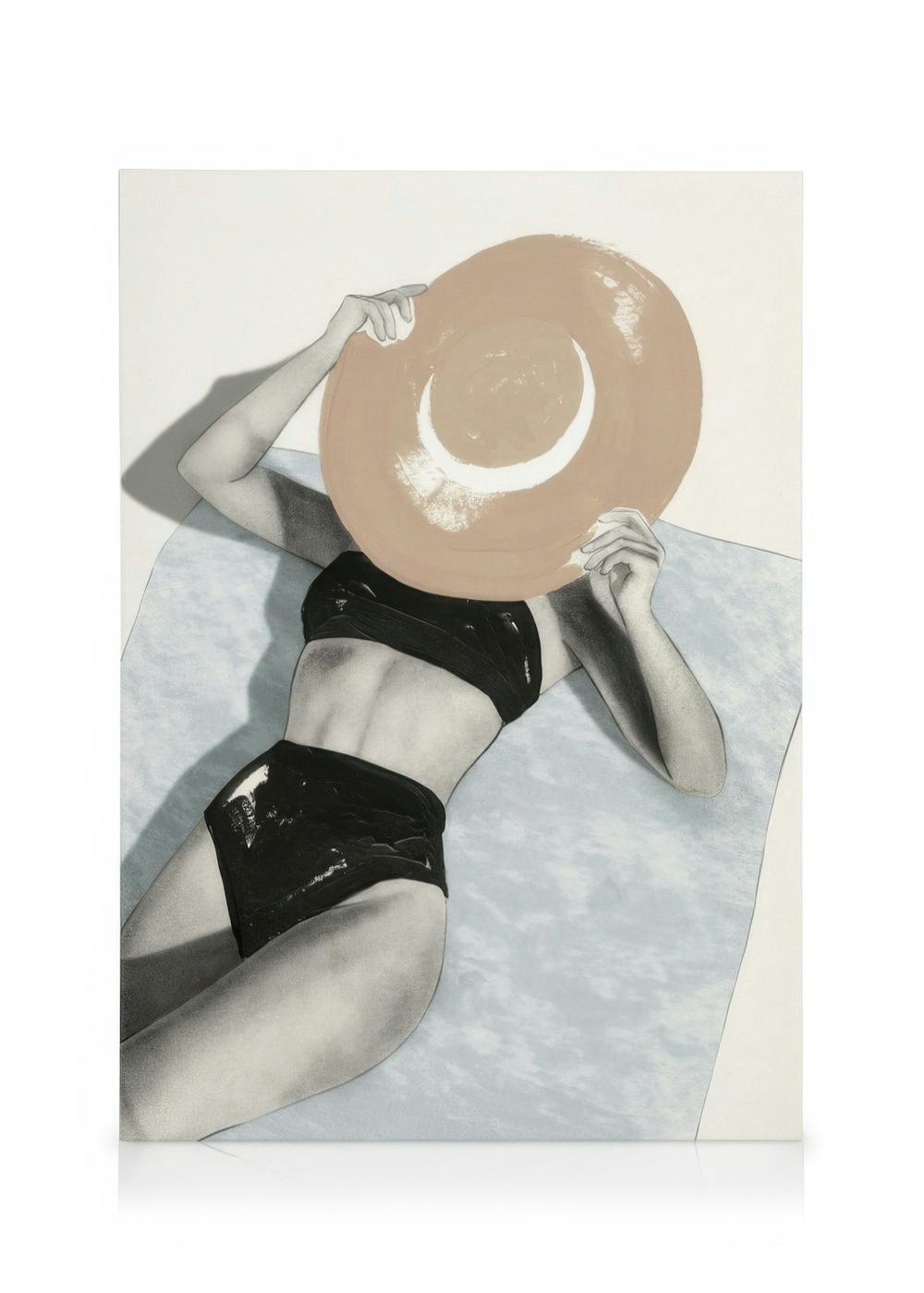 Canvas Prints Chillin' in the Sun No2 Canvas print (50x70 cm - Black Frame)