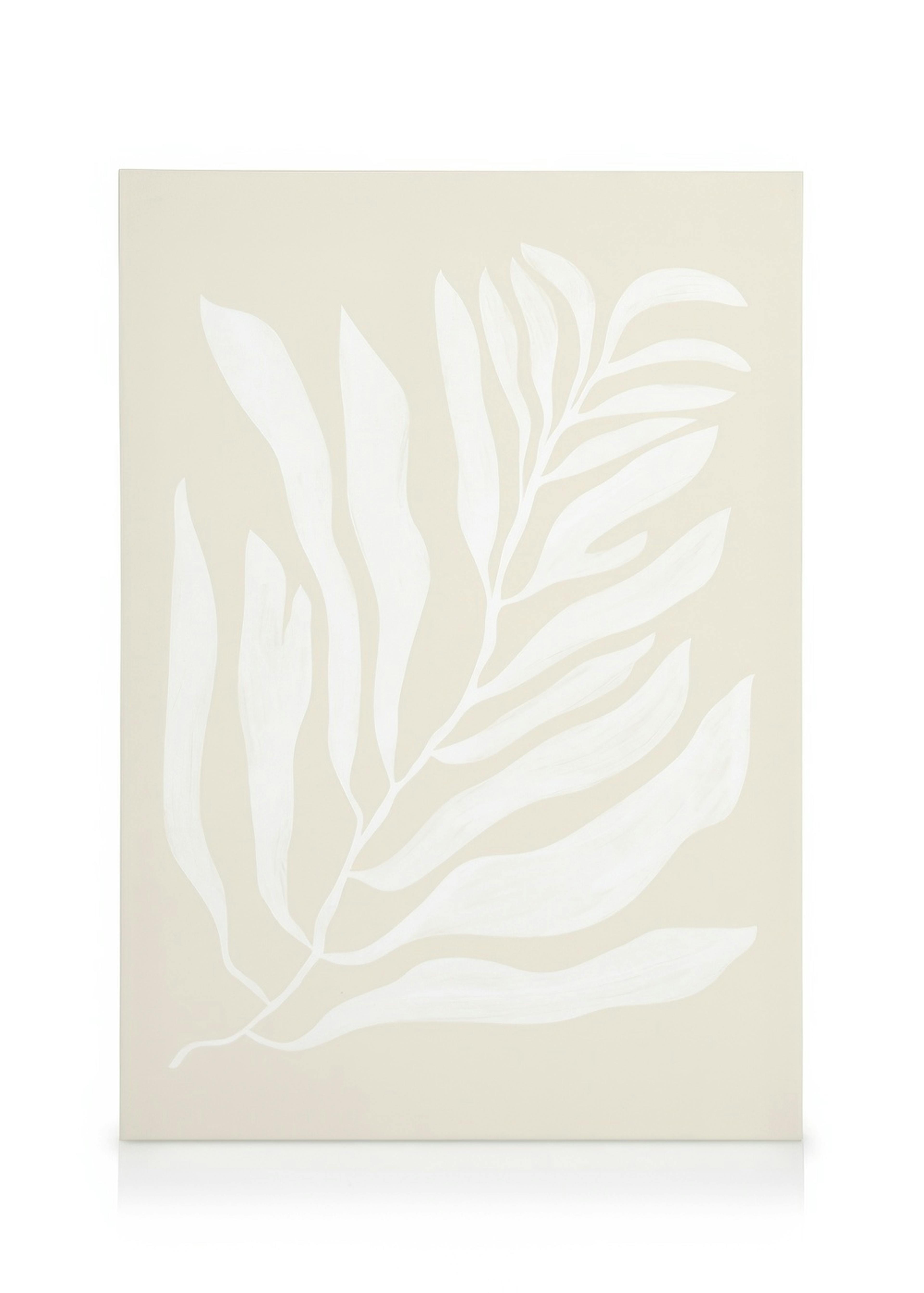 White Botanical No2 Canvas print 0