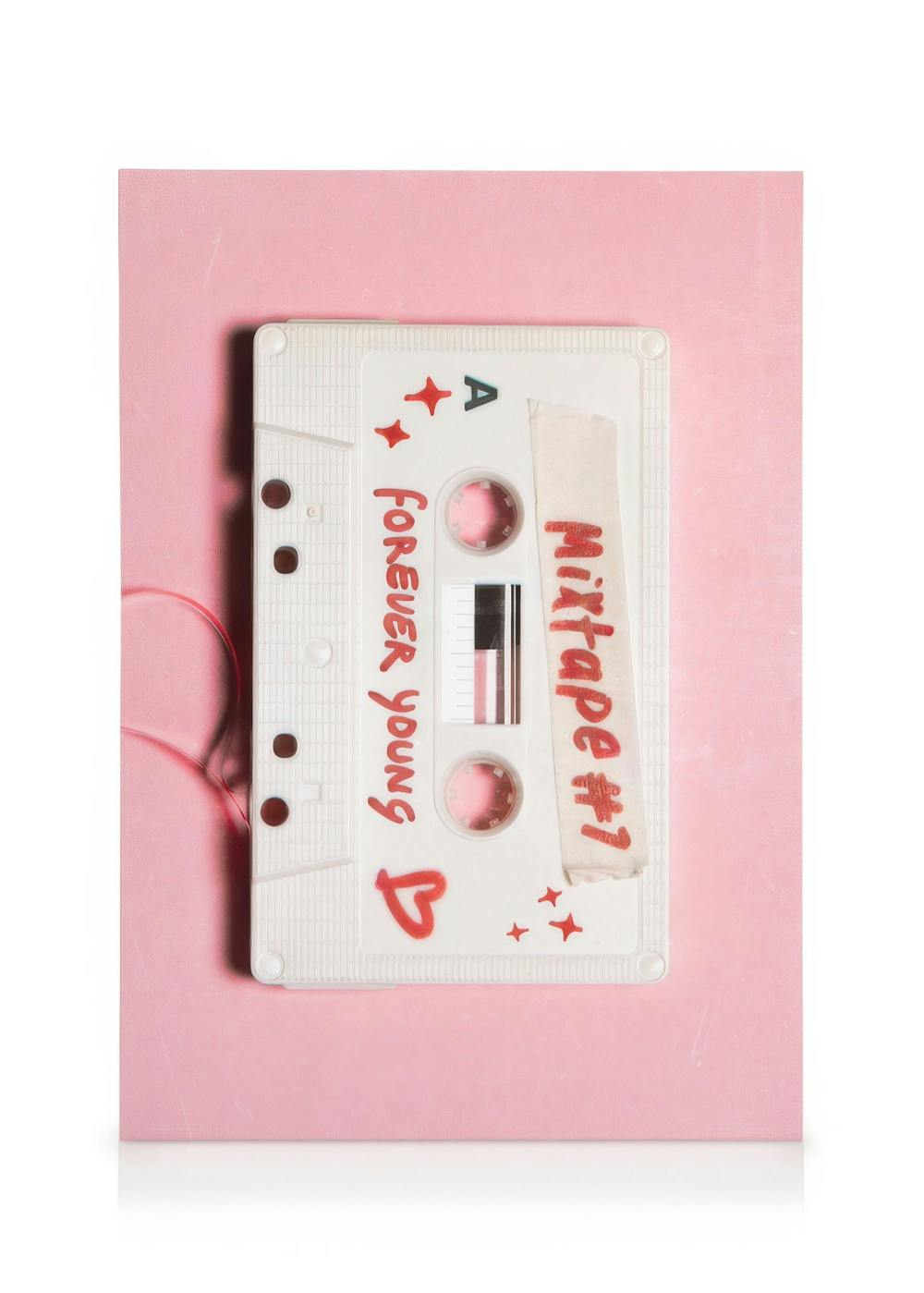 Leinwandbilder Mixtape Leinwandbild (30x40 cm - Eichenrahmen)