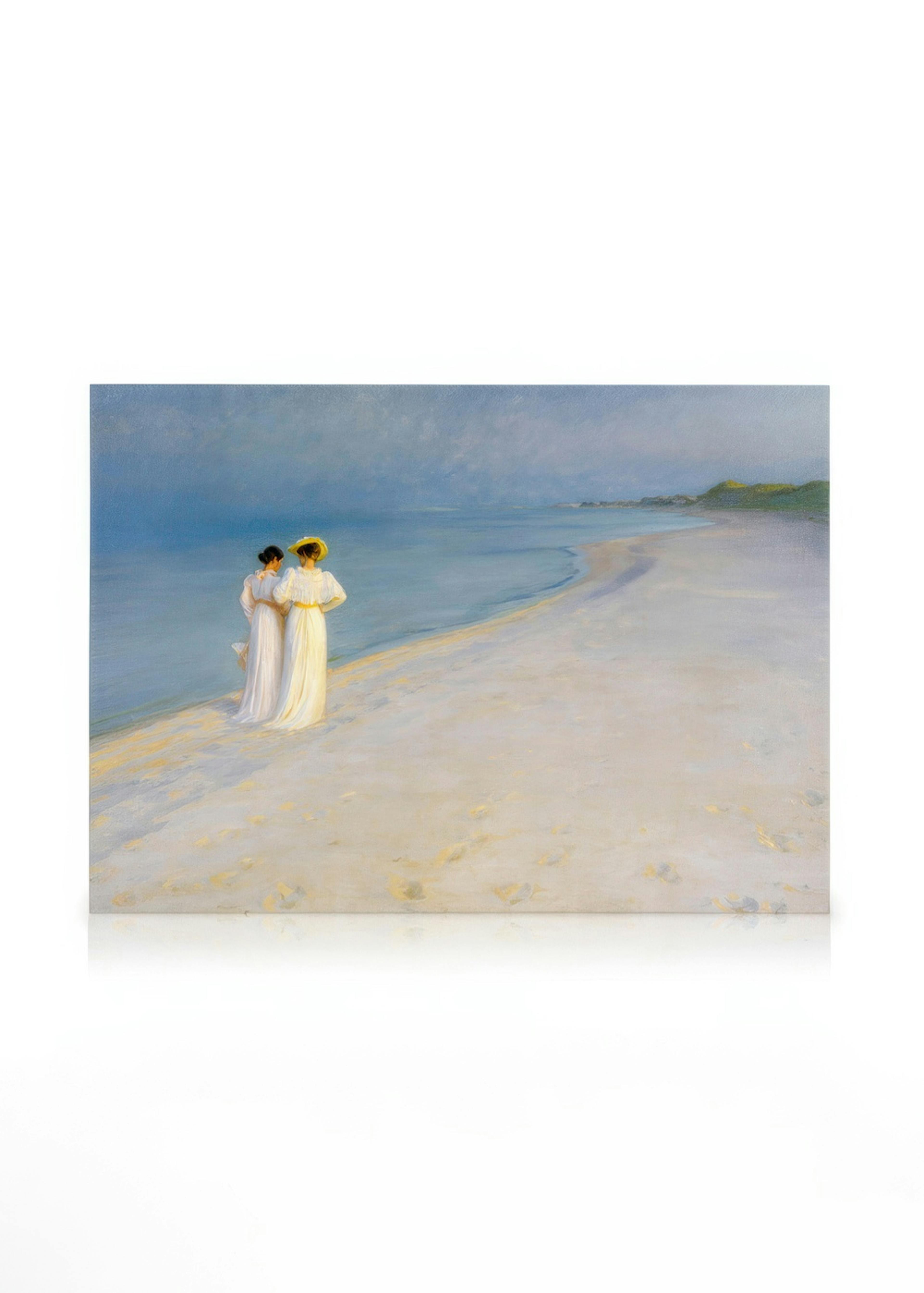 Krøyer - Summer Evening on Skagen's Southern Beach lærred 0