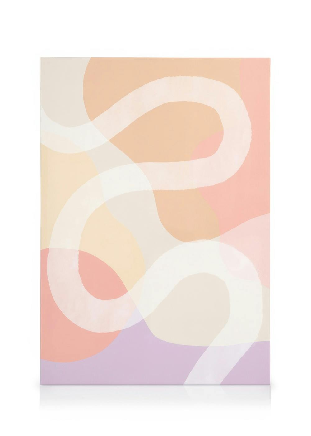 Canvas Schilderijen Shapes in Color No2 Canvas (50x70 cm)