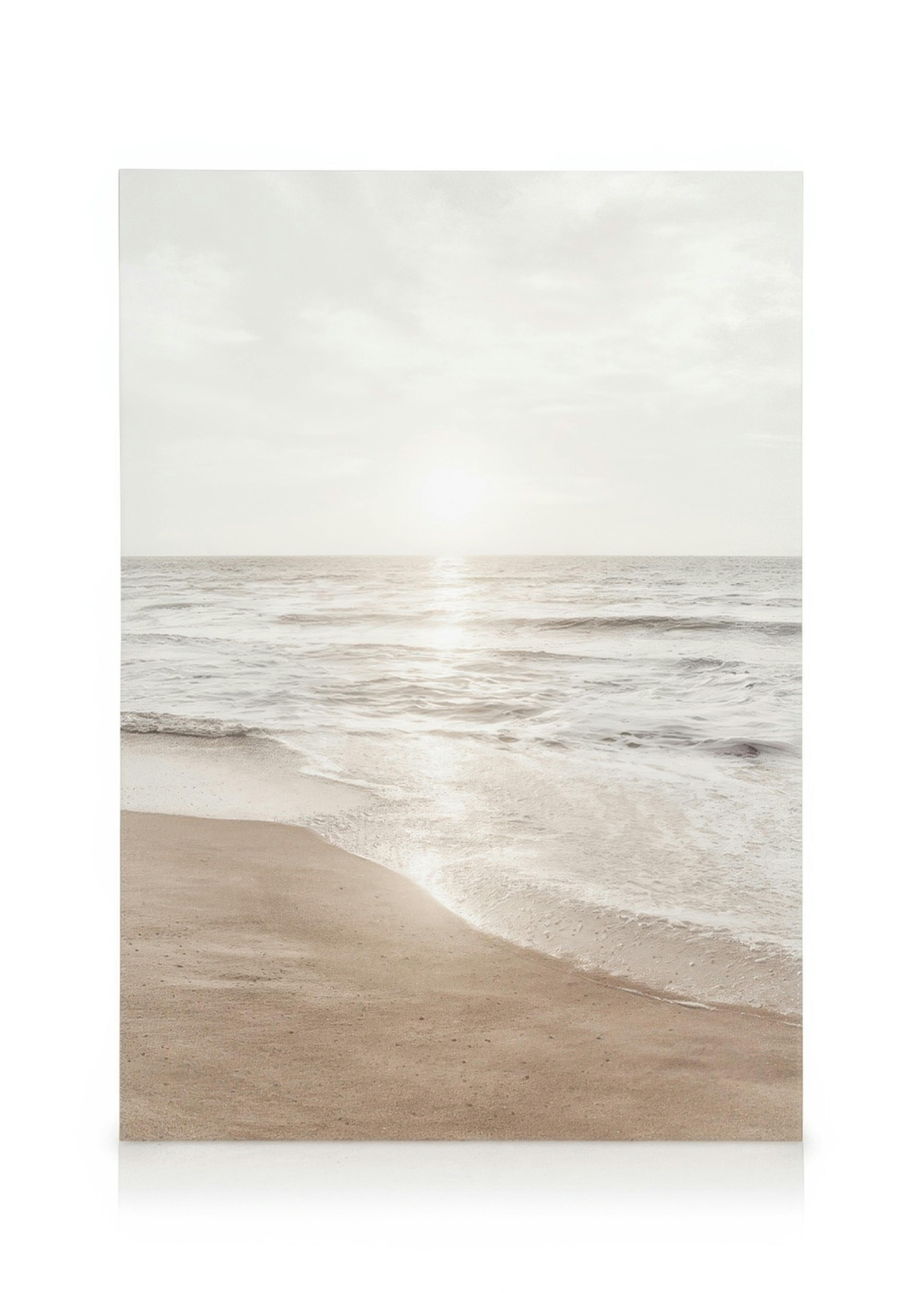 Warm Beach Sunset Lienzo 0