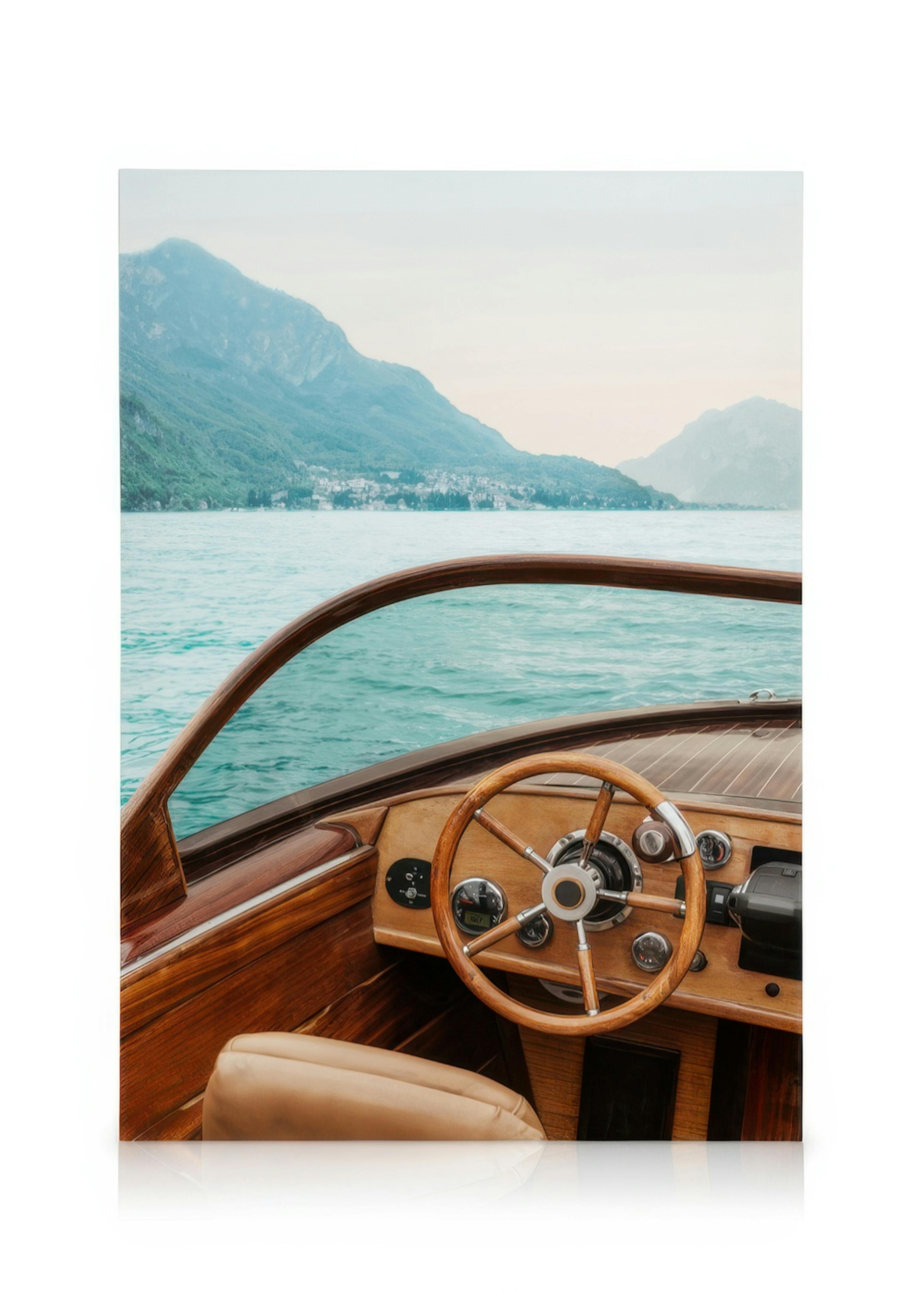 Boat on Lake Como No1 Canvas print 0