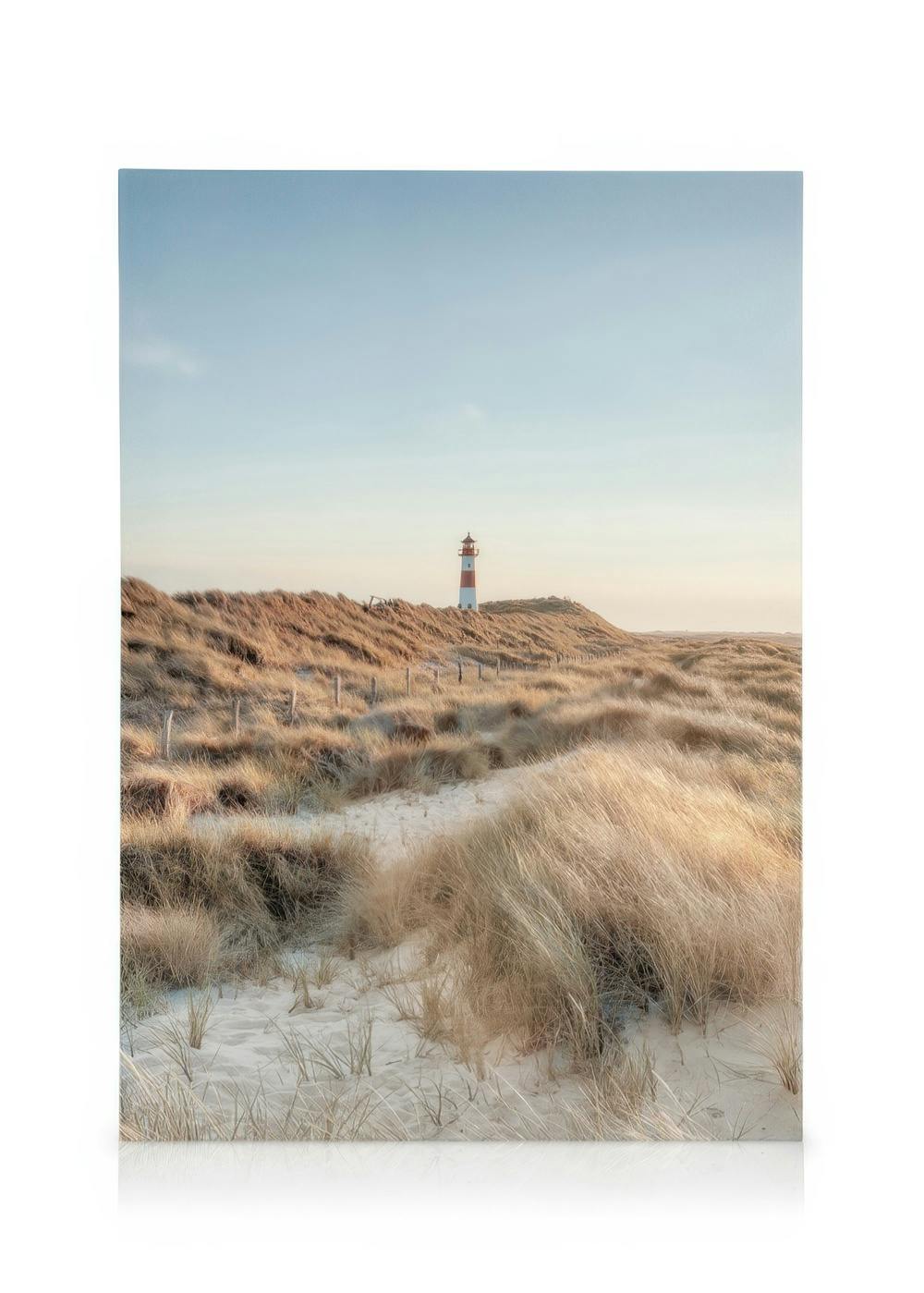 Obrazy na płótnie Lighthouse Beach No1 Obraz na płótnie (30x40 cm - Czarna ramka)