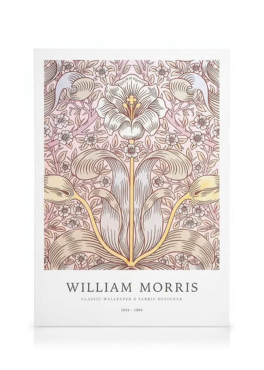 Canvastavlor William Morris - Floral Pattern Canvastavla (50x70 cm - Ekram)