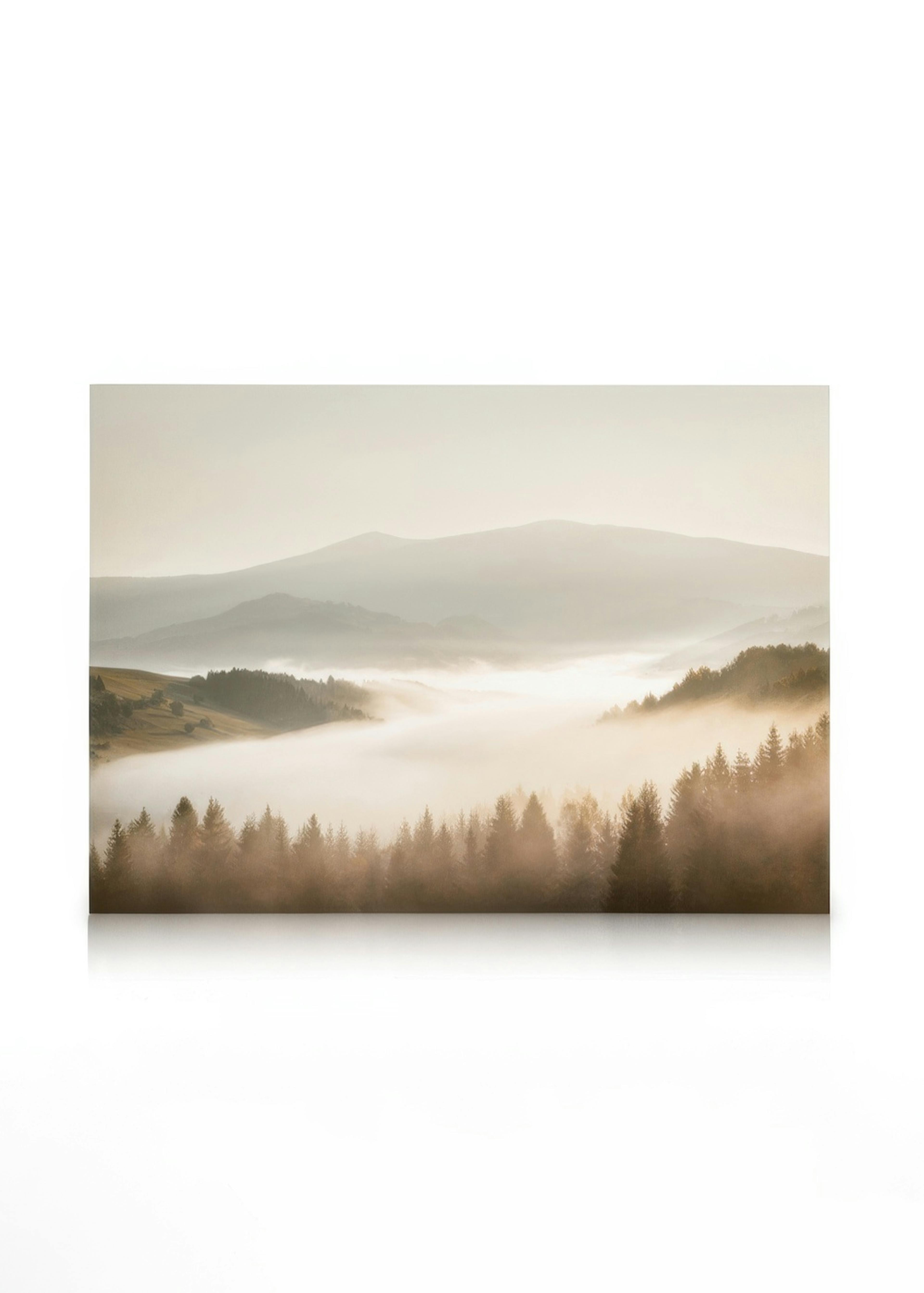 Misty Landscape Stampa su Tela 0