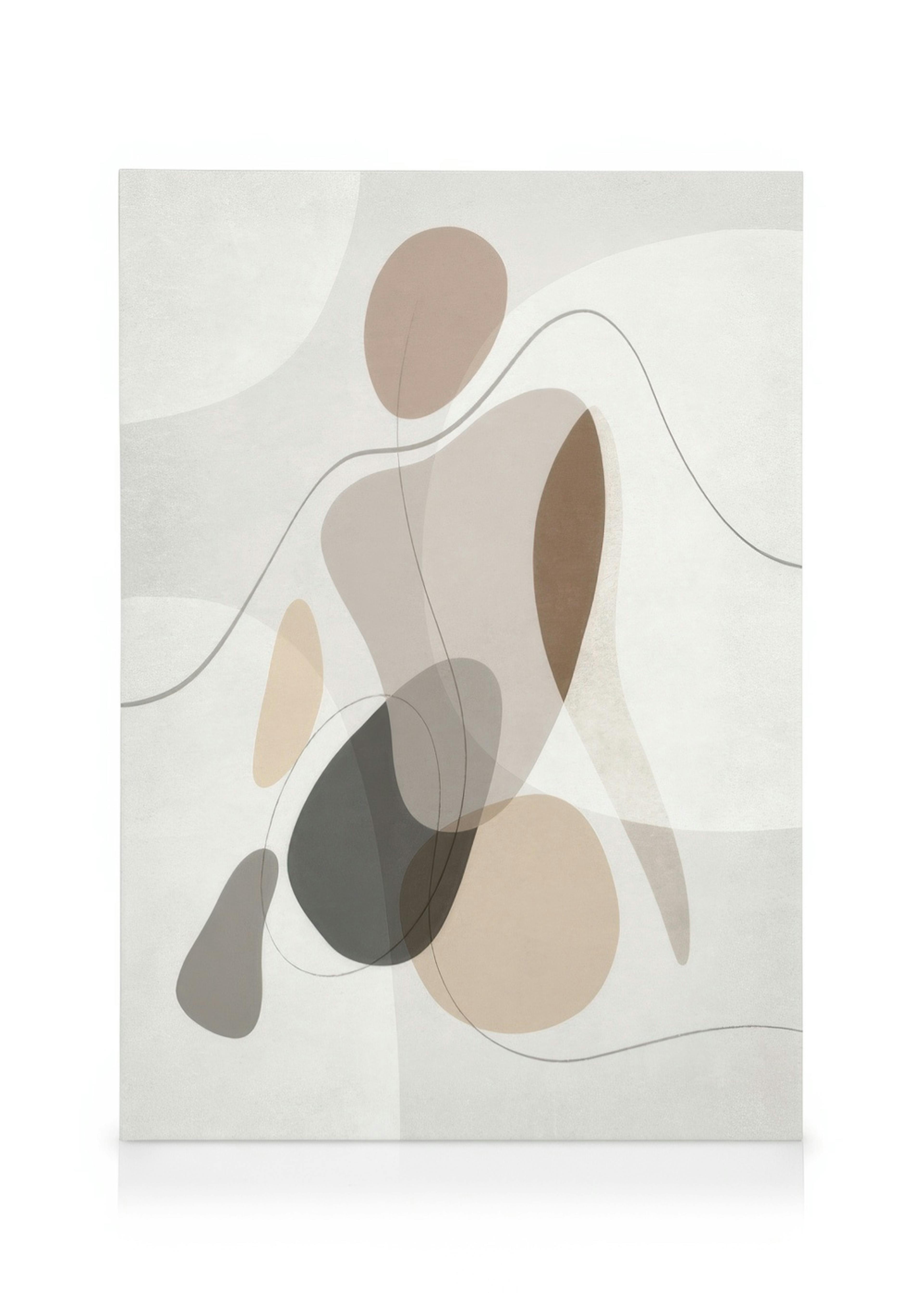 Organic Shapes Figure Leinwandbilder Duo
