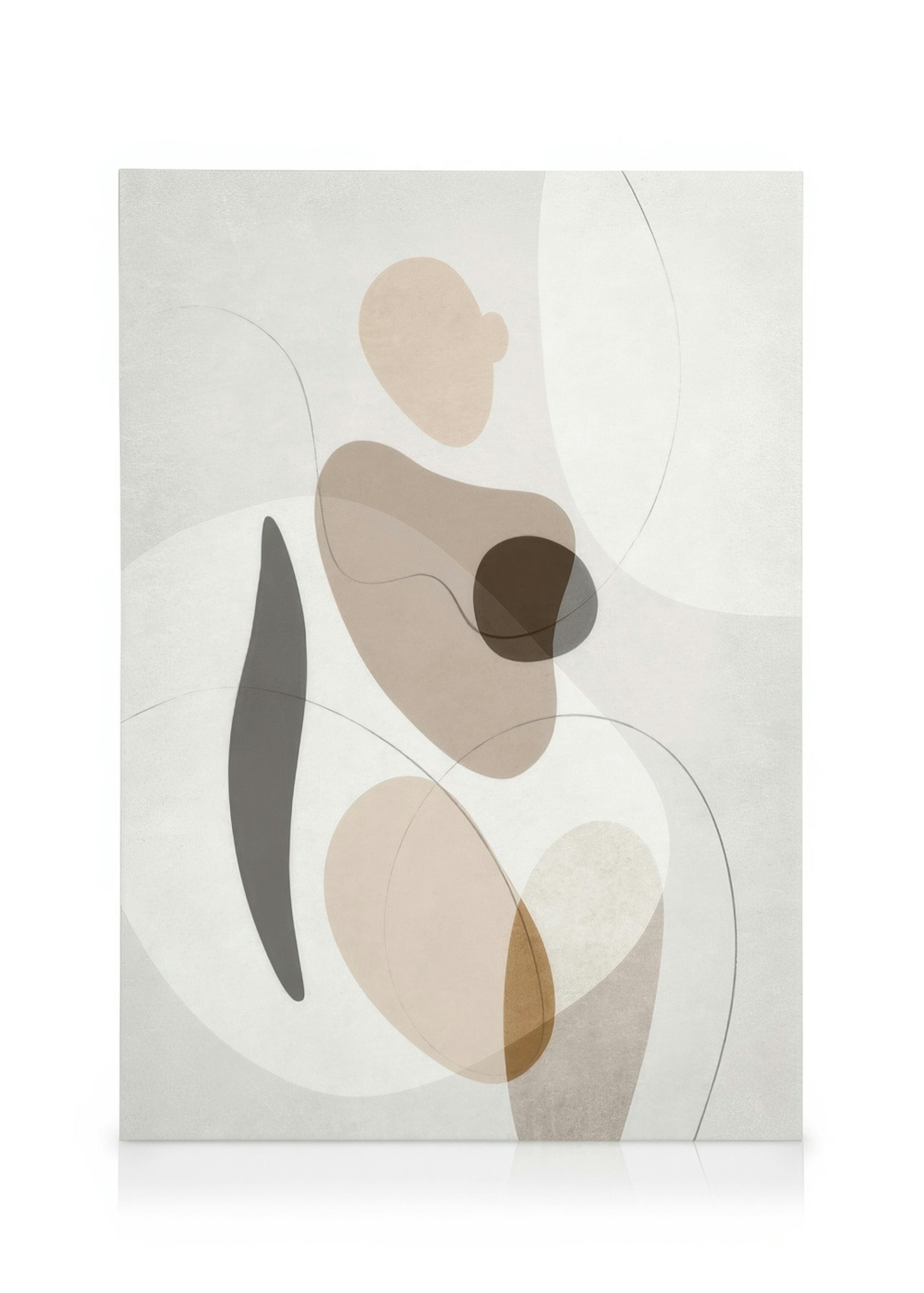 Organic Shapes Figure Leinwandbilder Duo