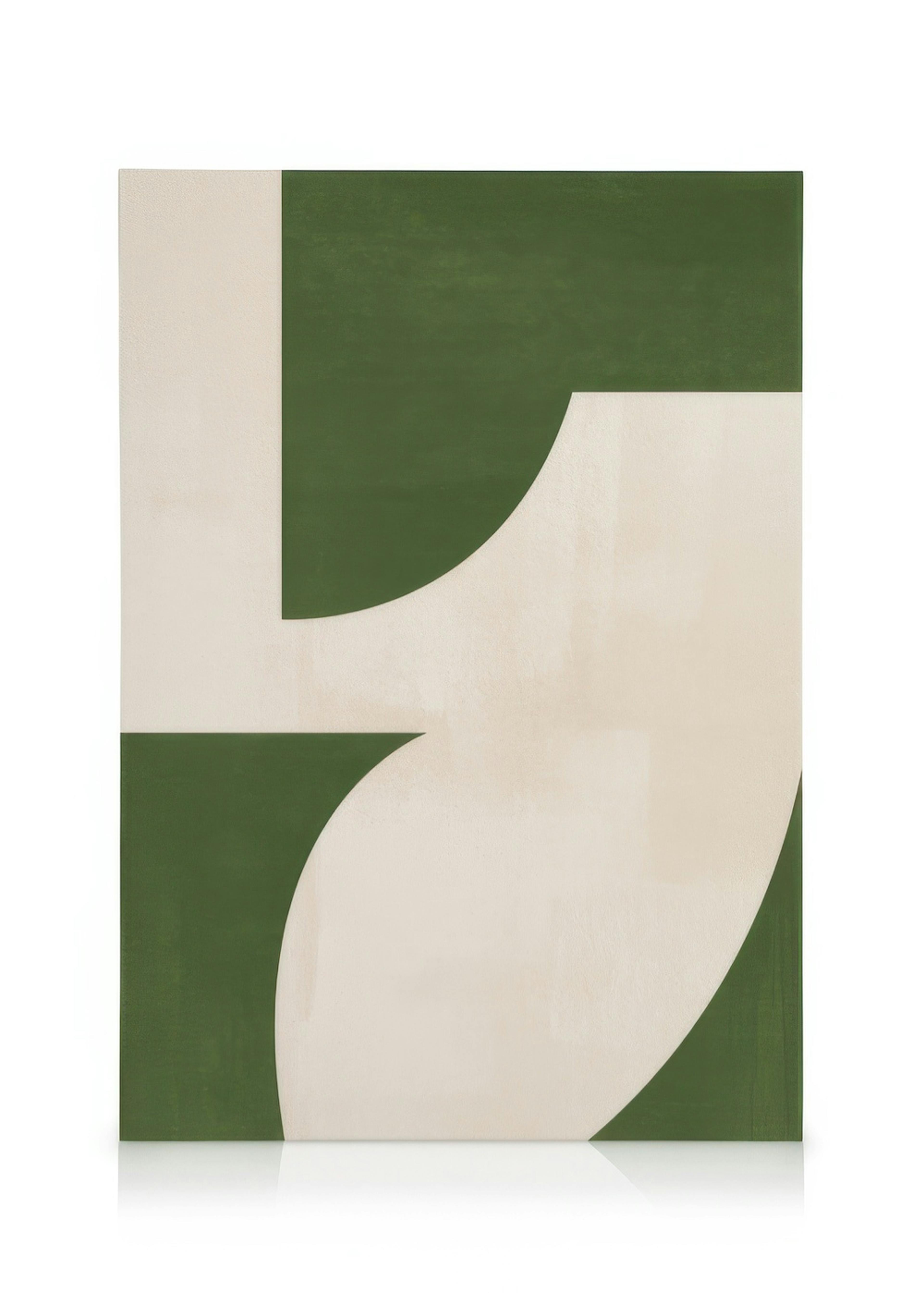 Green Graphic Forms No1 Lienzo 0