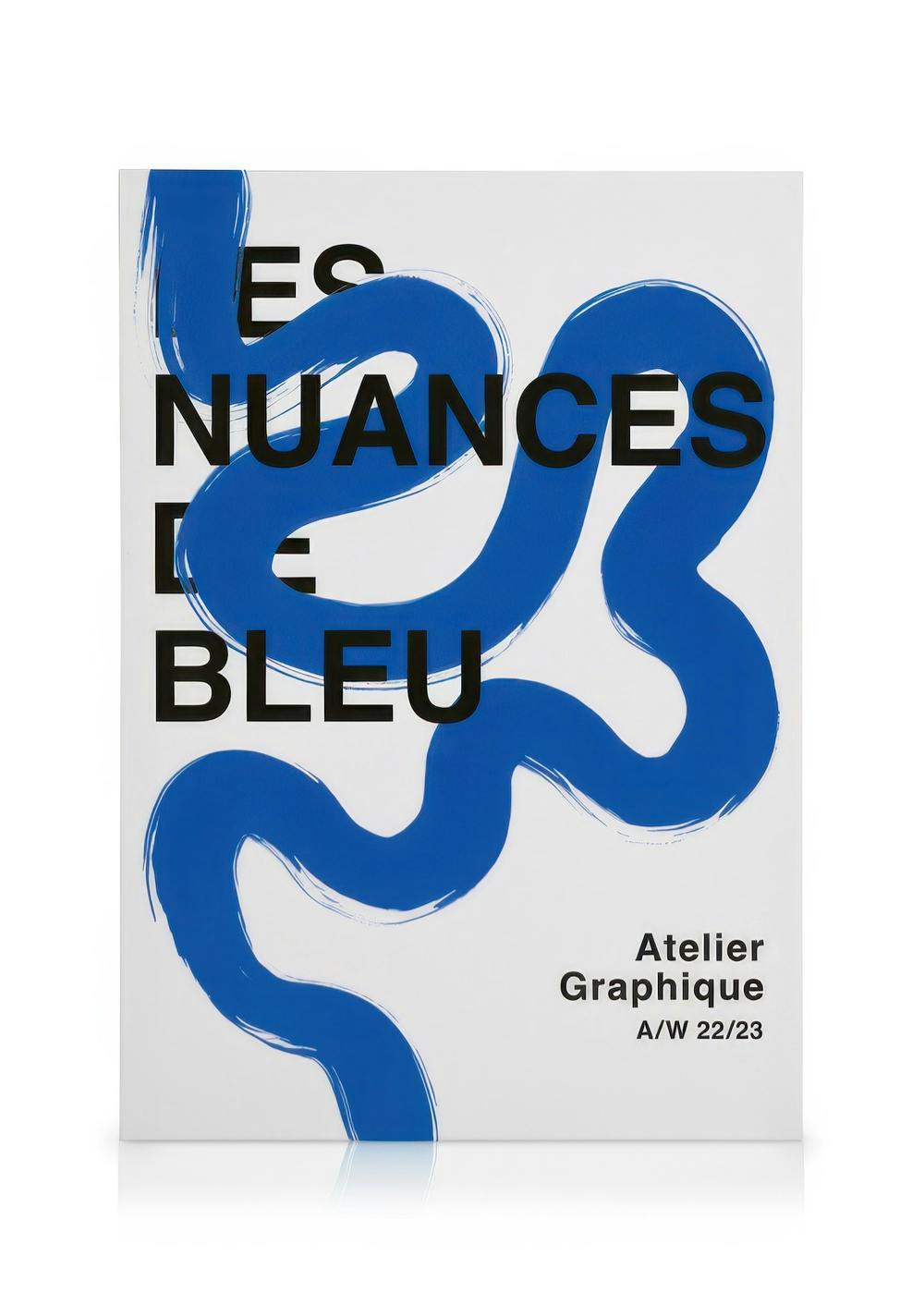Canvastavlor Les Nuances de Bleu Canvastavla (30x40 cm - Svart ram)