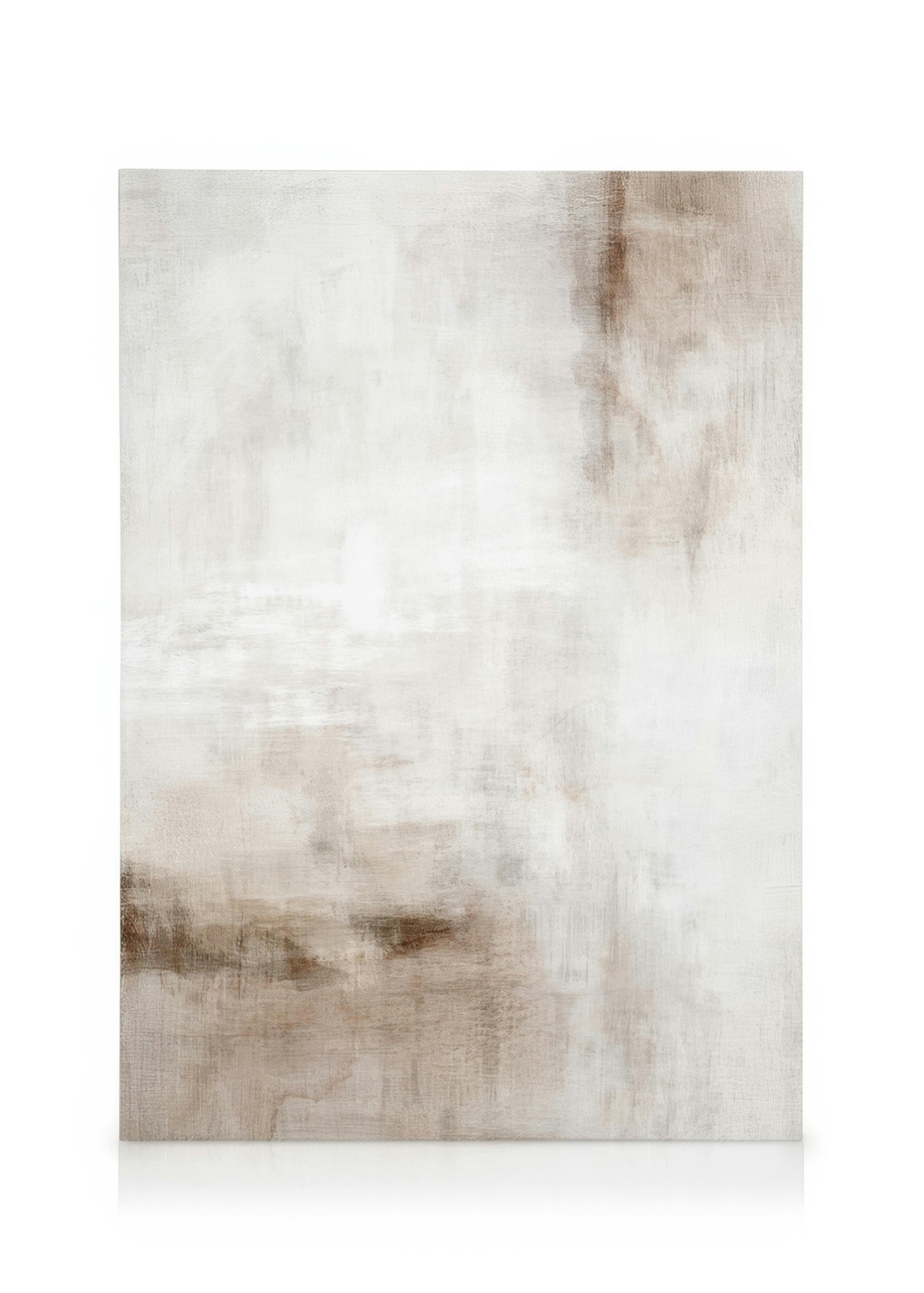 Beige Abstract Painting No2 Lærred 0