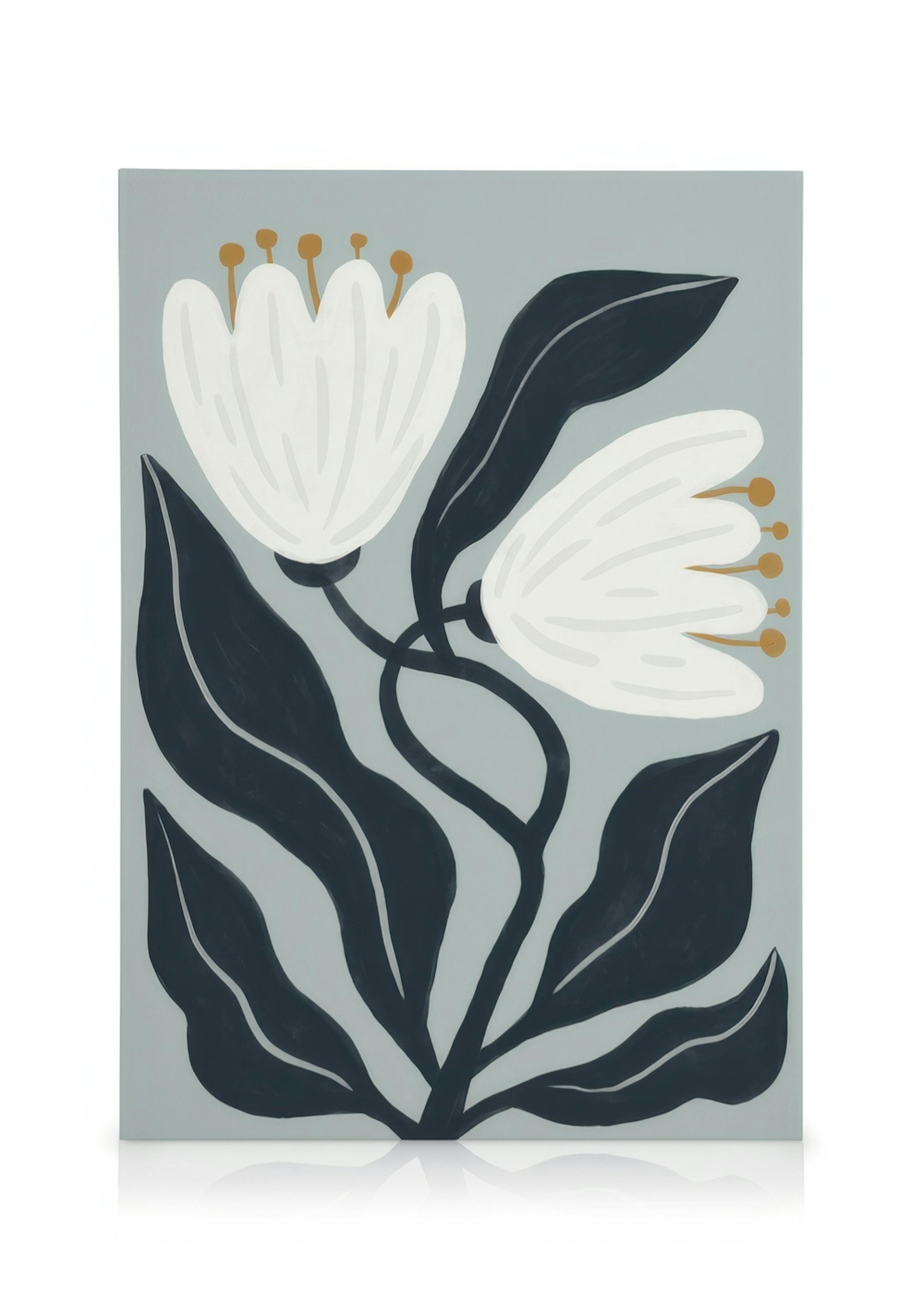 Graphic Florals No2 Canvas print 0