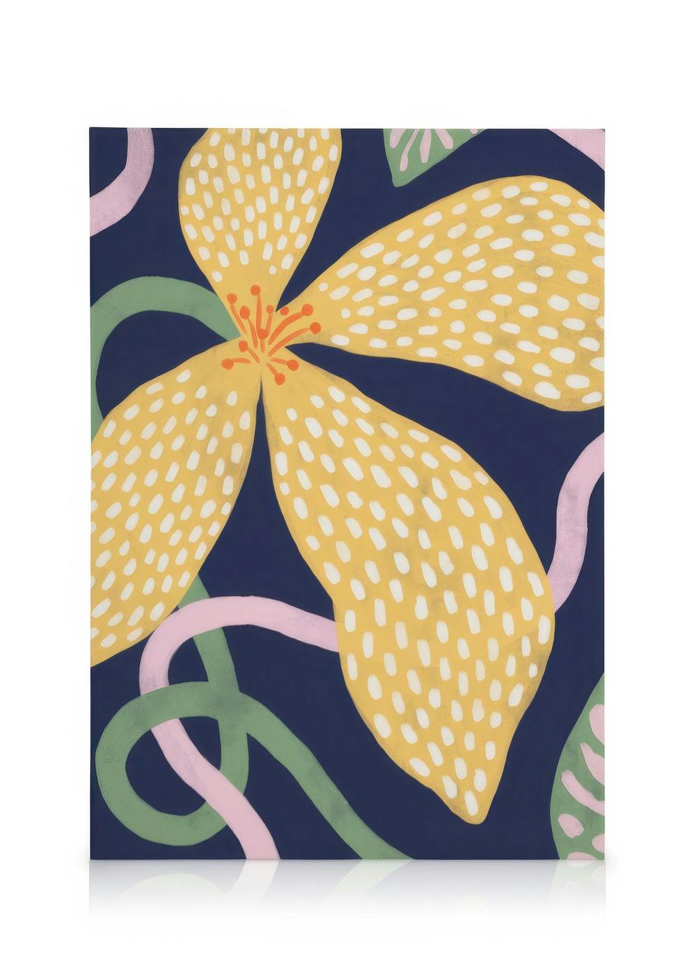 Canvas Prints Jungle Vines No2 Canvas print (50x70 cm - Oak Frame)
