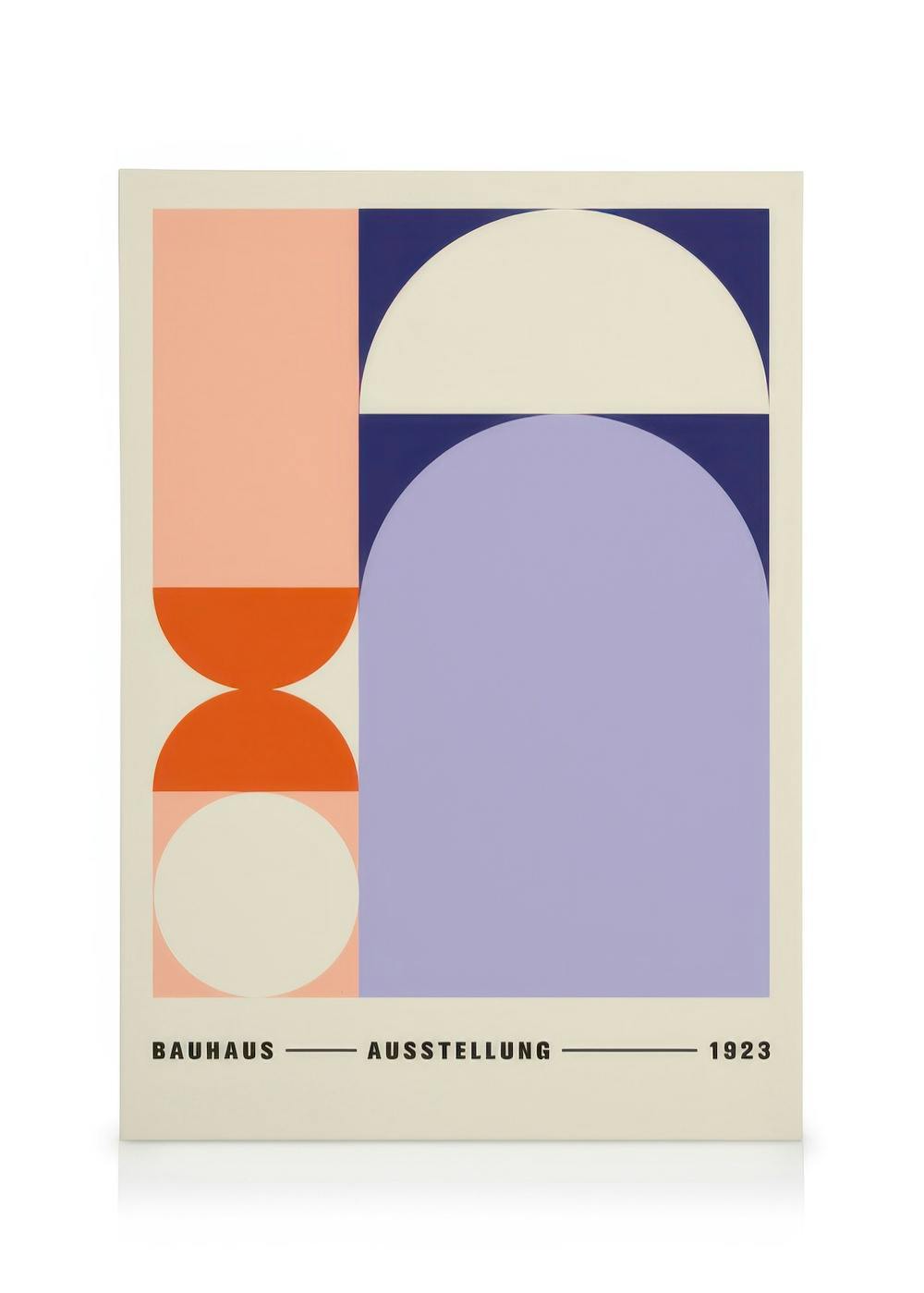 Canvas Schilderijen Bauhaus Ausstellung Canvas (50x70 cm - Fotolijst Eiken)