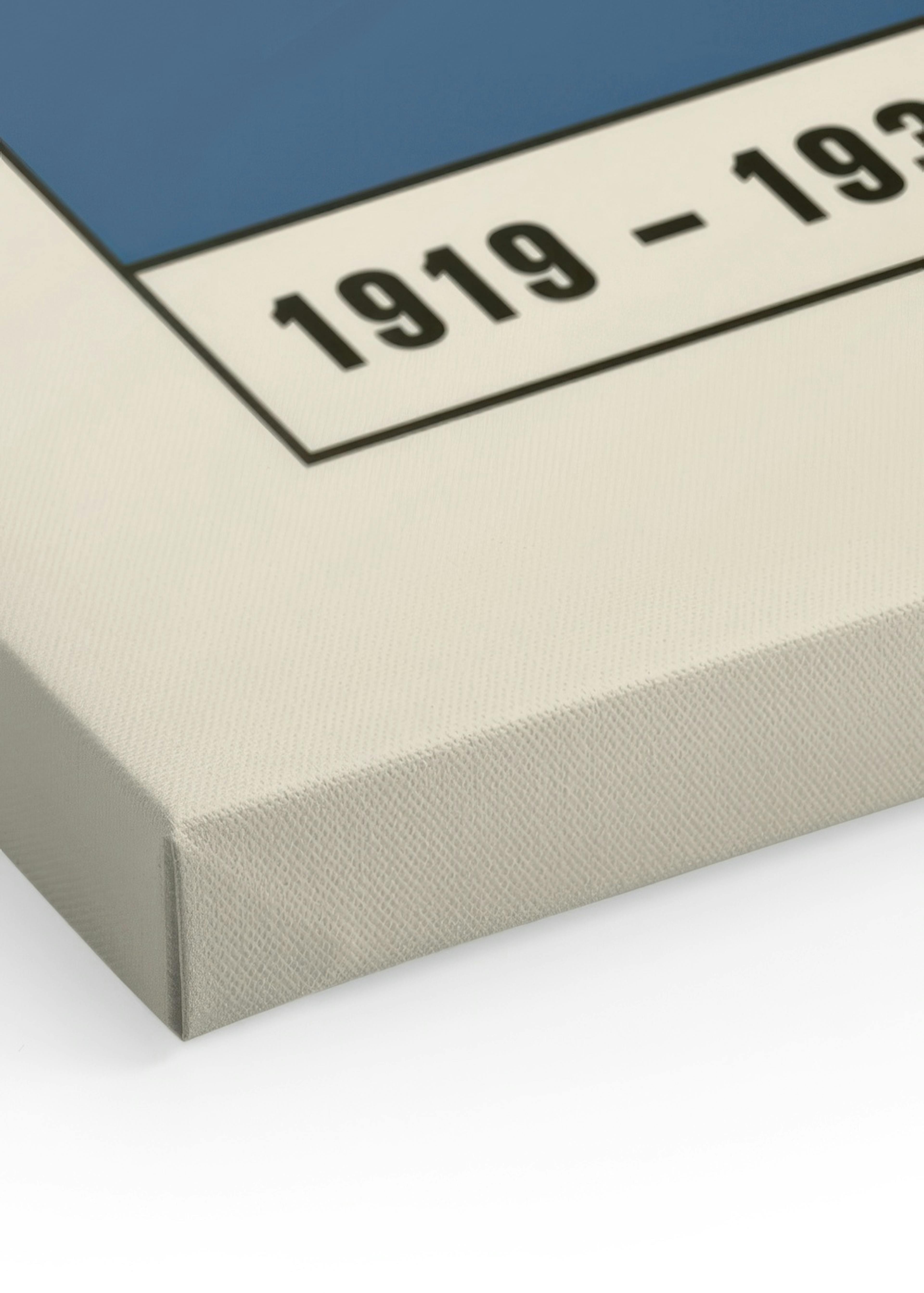 Bauhaus Composition Canvas