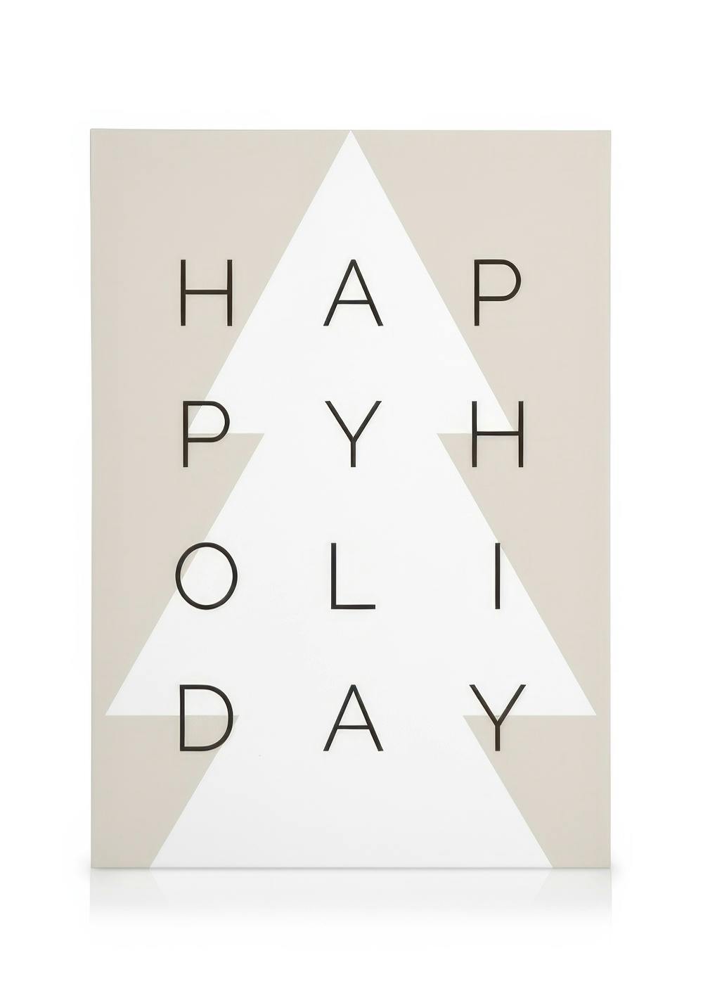Canvas Prints Happy Holiday Canvas print (30x40 cm - Black Frame)