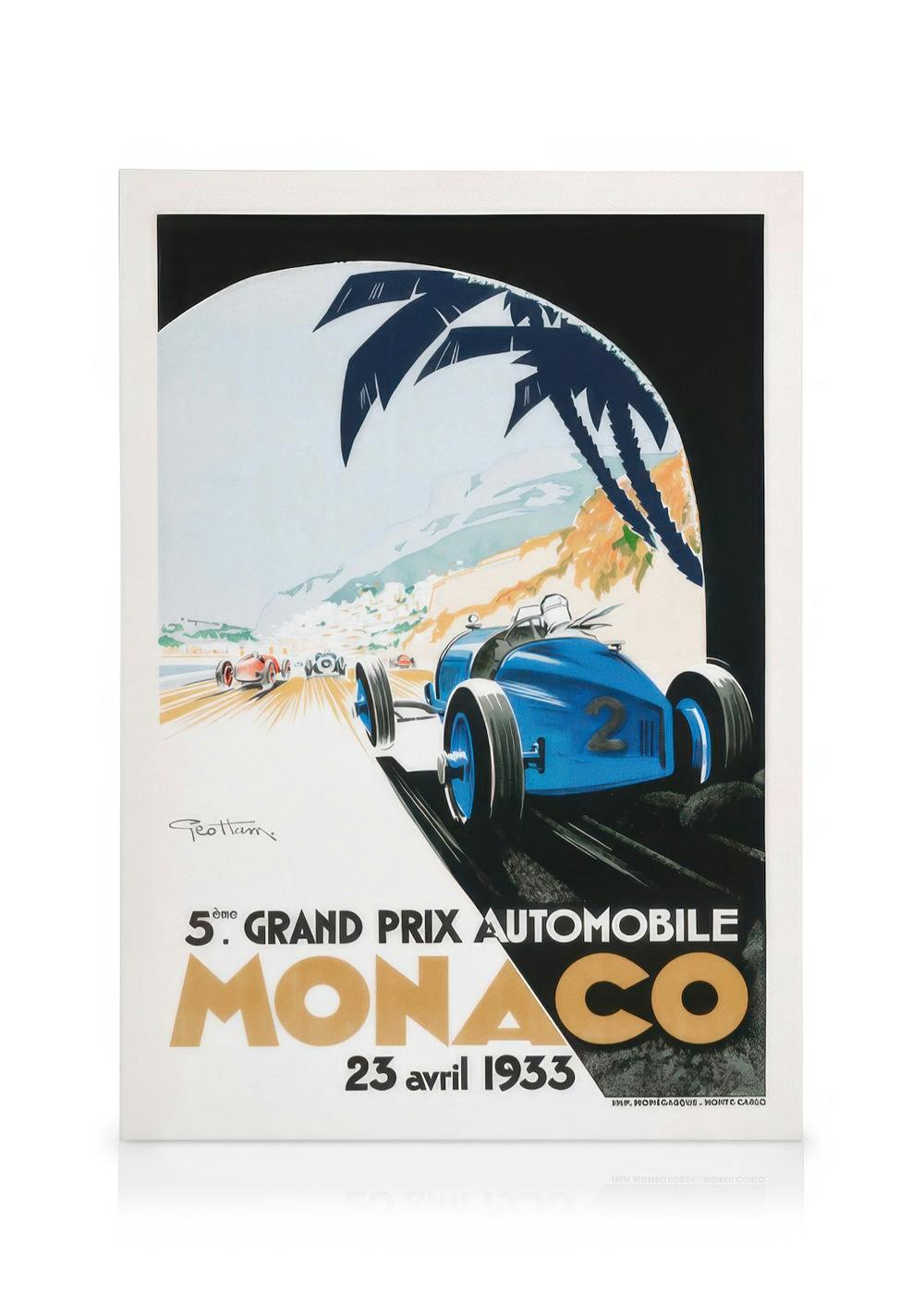 Canvastavlor Monaco Grand Prix Canvastavla (50x70 cm)