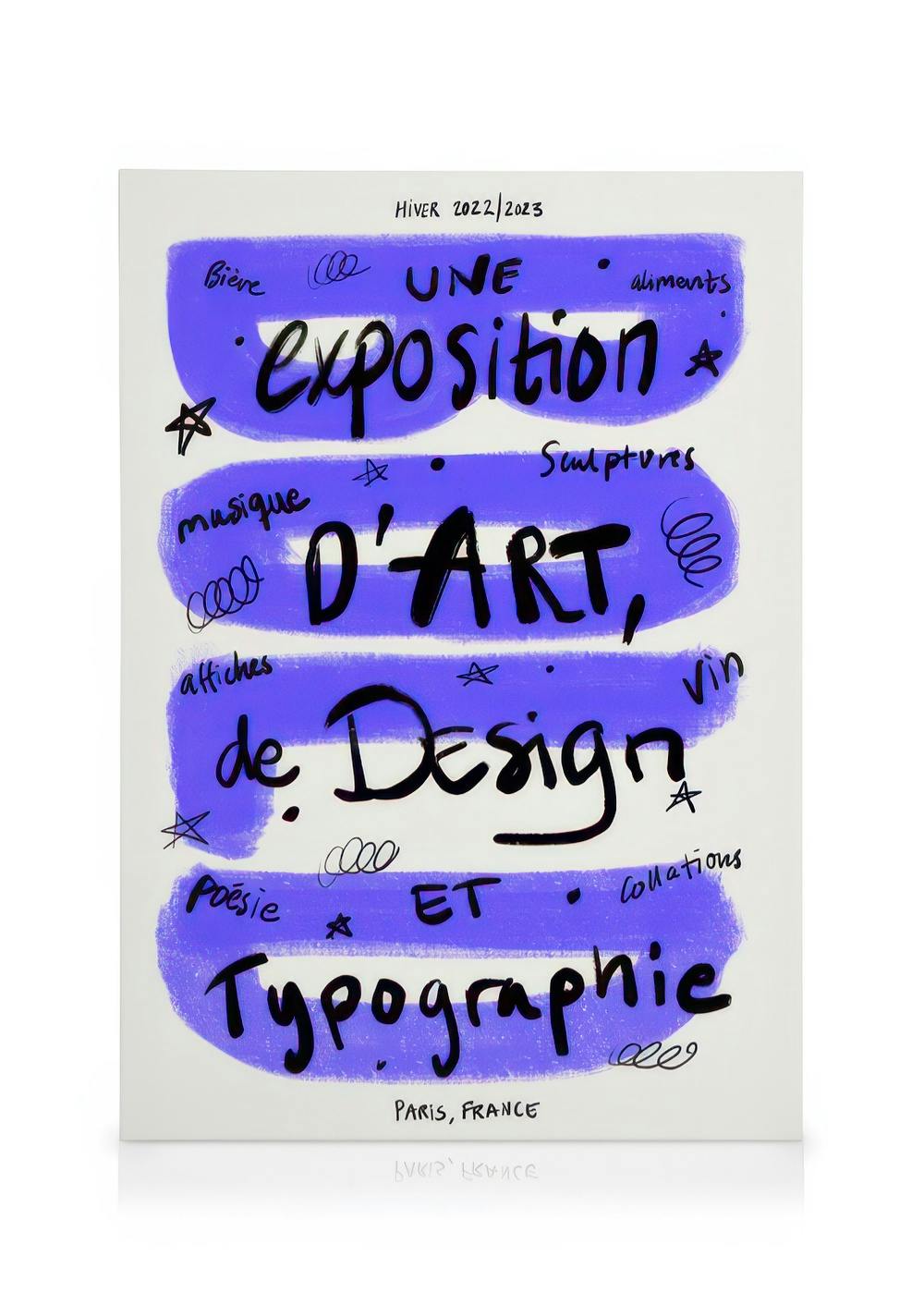 Canvastavlor Bold Typography Canvastavla (50x70 cm)